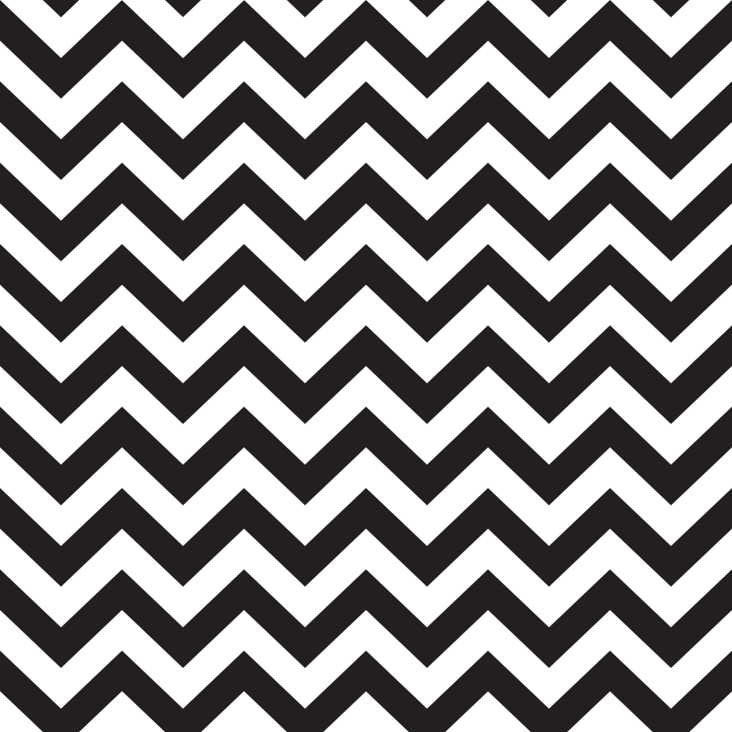 Chevron Zigzag Fabric - Black