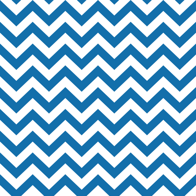 Chevron Zigzag Fabric - Blue