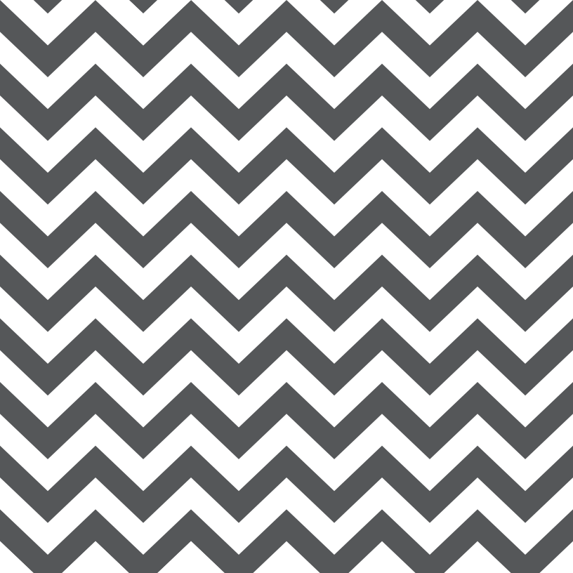 Chevron Zigzag Fabric - Steel Gray