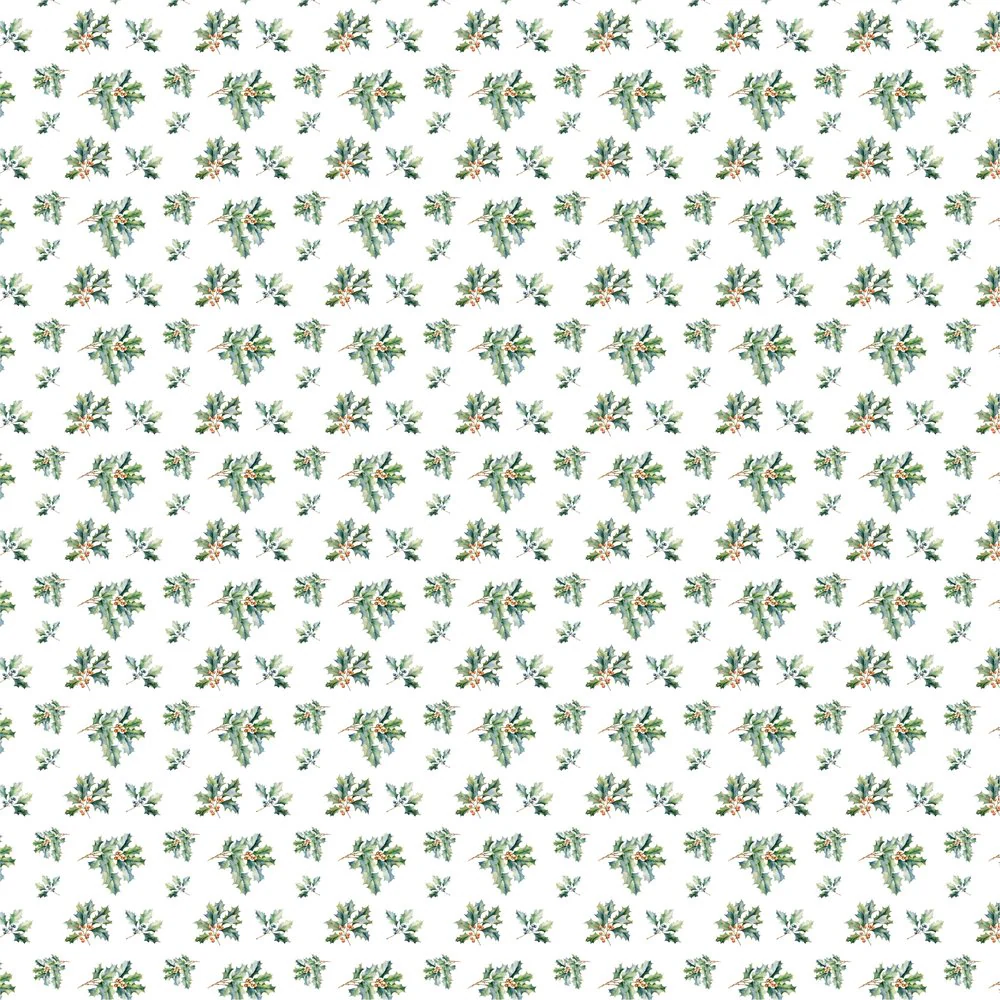 Christmas Gnome Dreams Holly Fabric