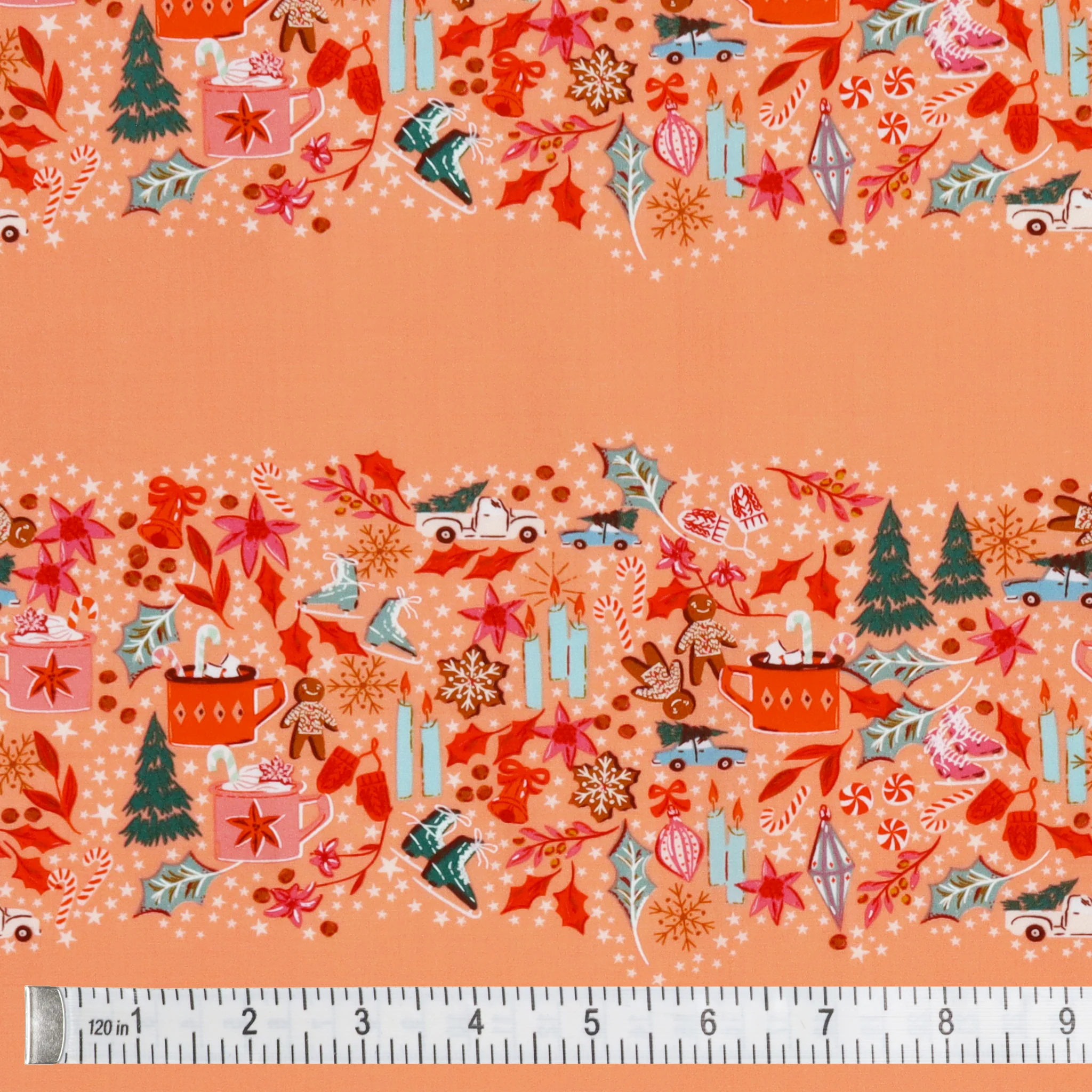 Christmas in the Cabin Fabric Collection - Christmas Gatherings - Image 2