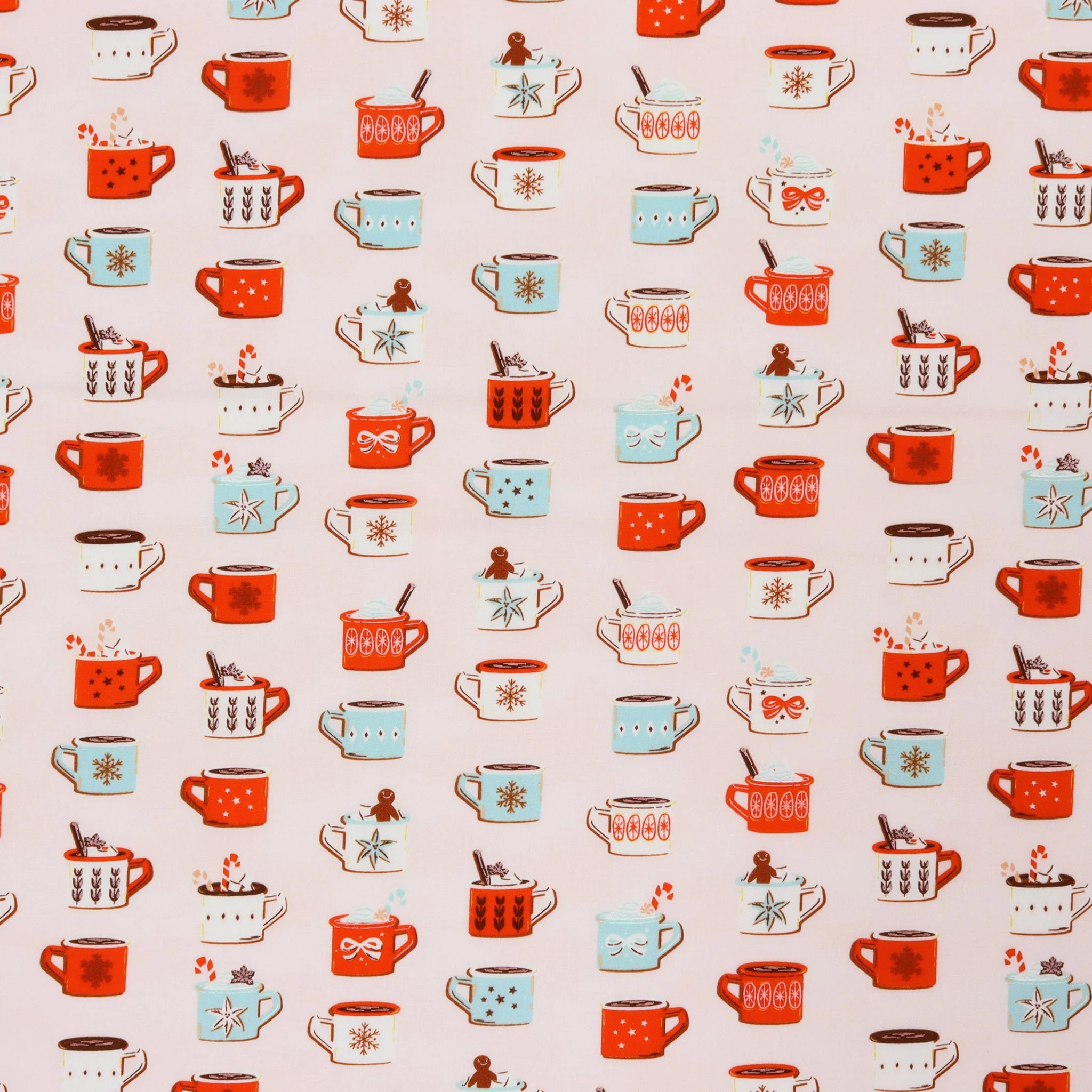 Christmas in the Cabin Fabric Collection - Mugfuls of Joy