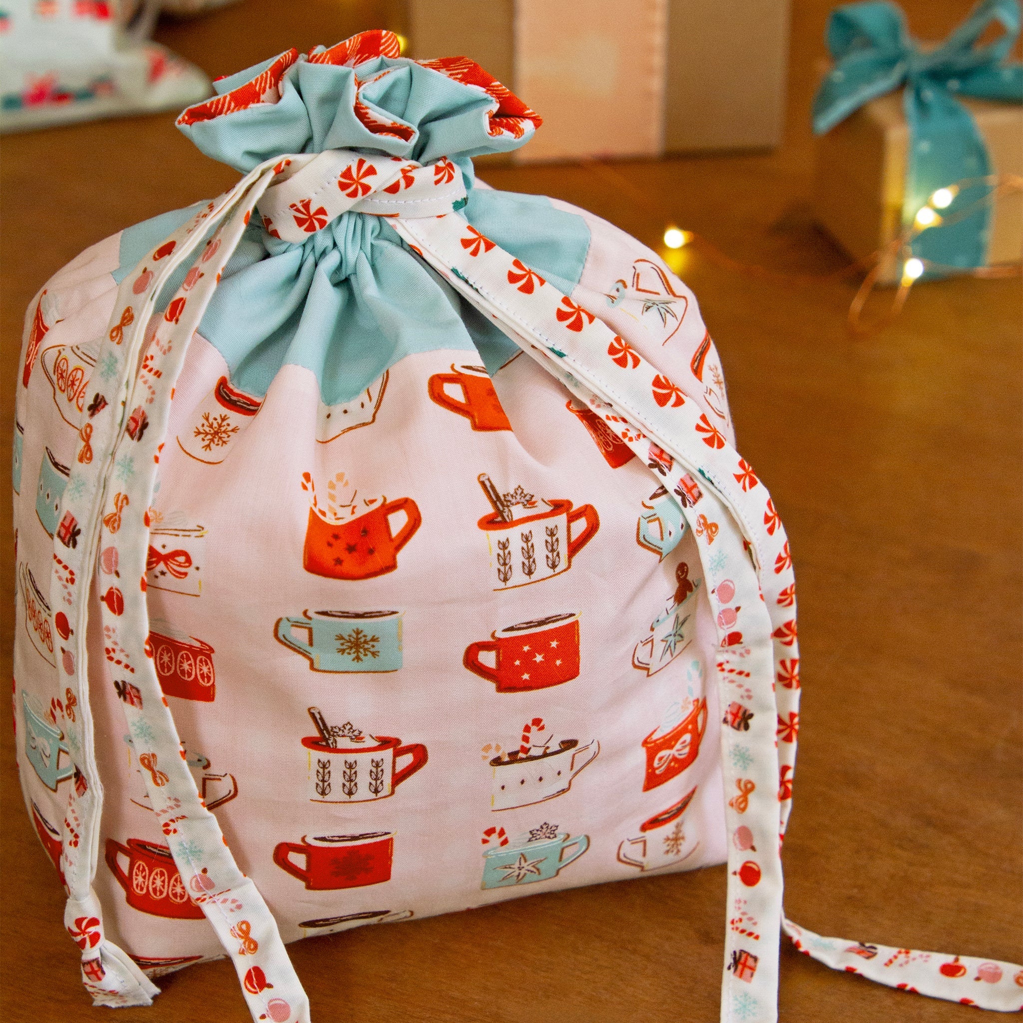 Christmas in the Cabin Fabric Collection - Mugfuls of Joy - Image 3
