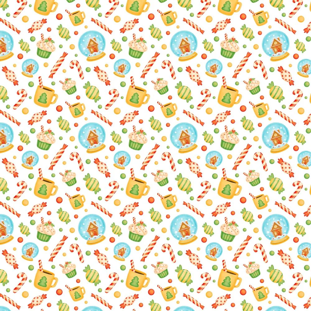 Christmas Sweets Fabric - Multi