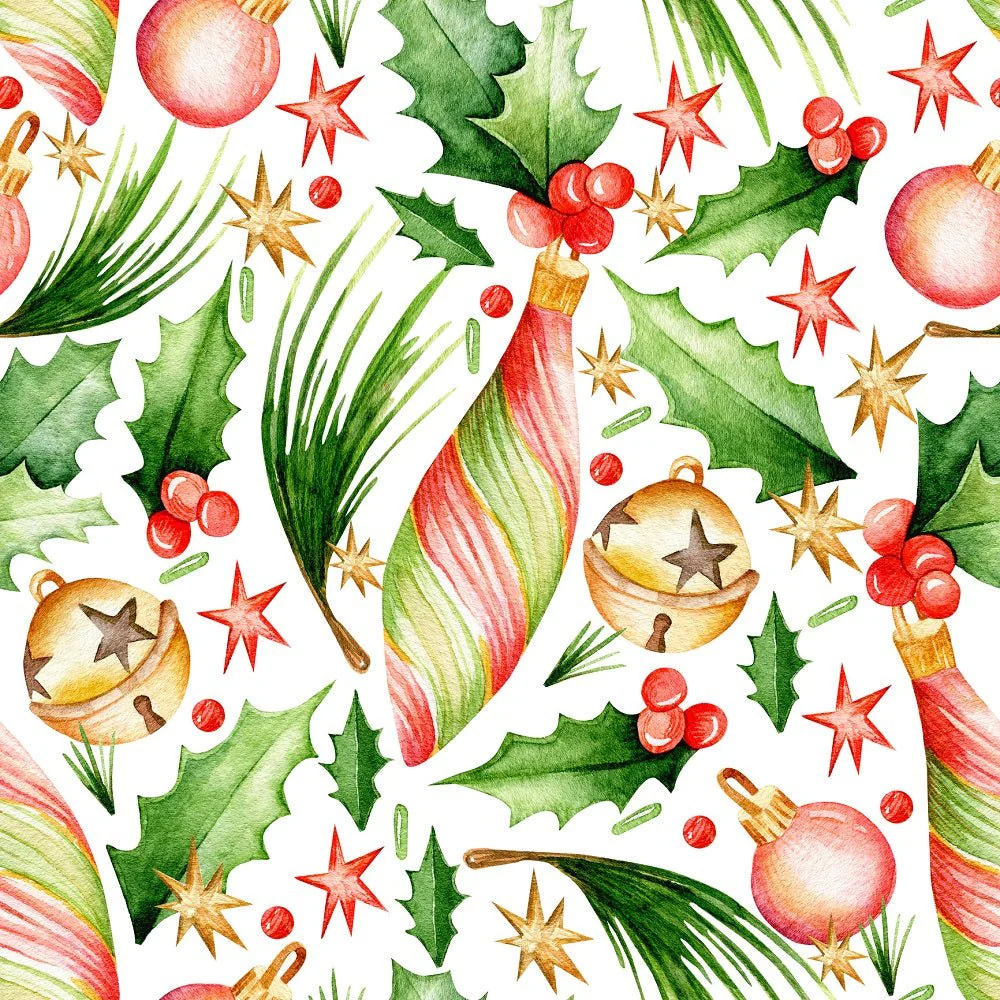 Christmas Tree Decorations #2 Fabric
