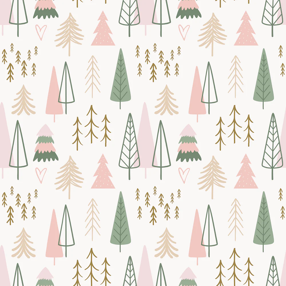 Cider & Sage Christmas Trees Fabric