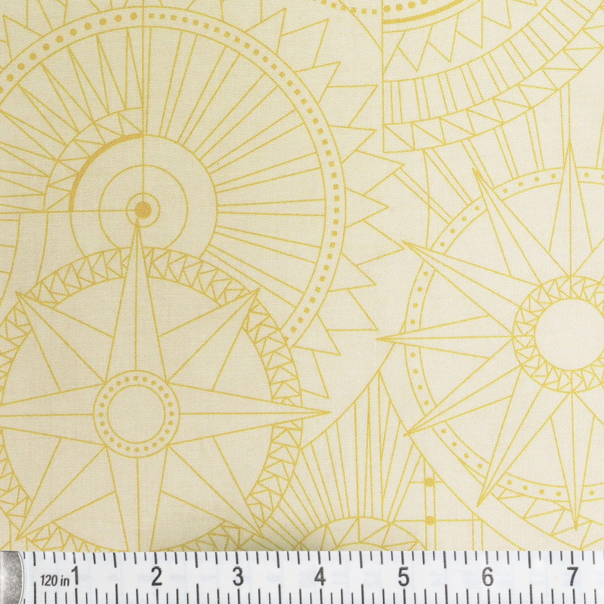 Cityscape 108" Fabric Collection - Blueprint Cream 108"