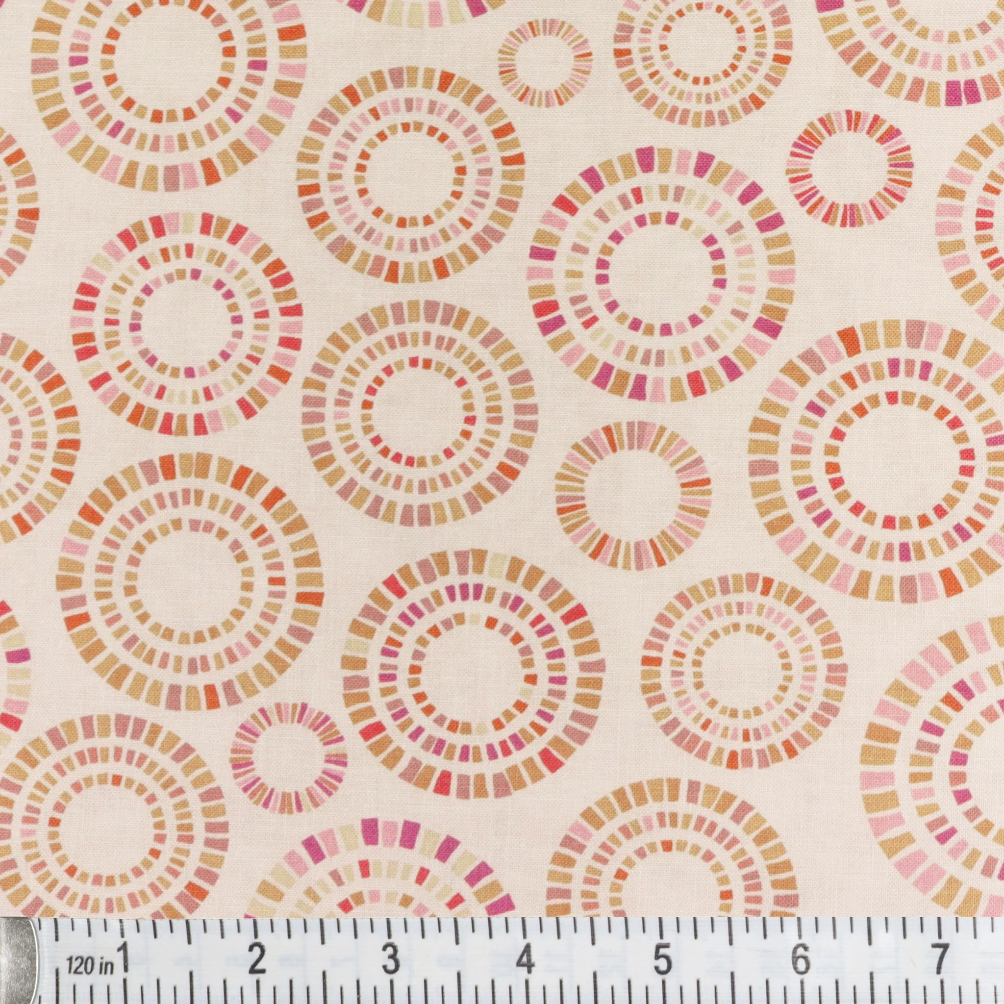Cityscape Day Fabric Collection - Traffic Circle Pink - Image 2