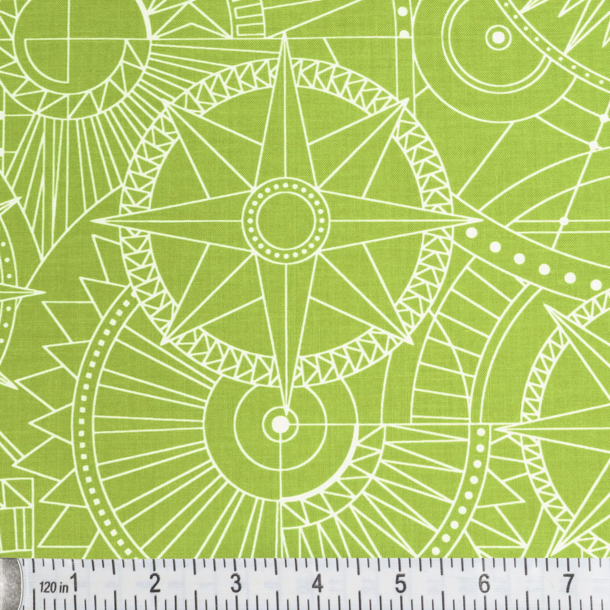 Cityscape Night Fabric Collection - Blueprint Green - Image 2