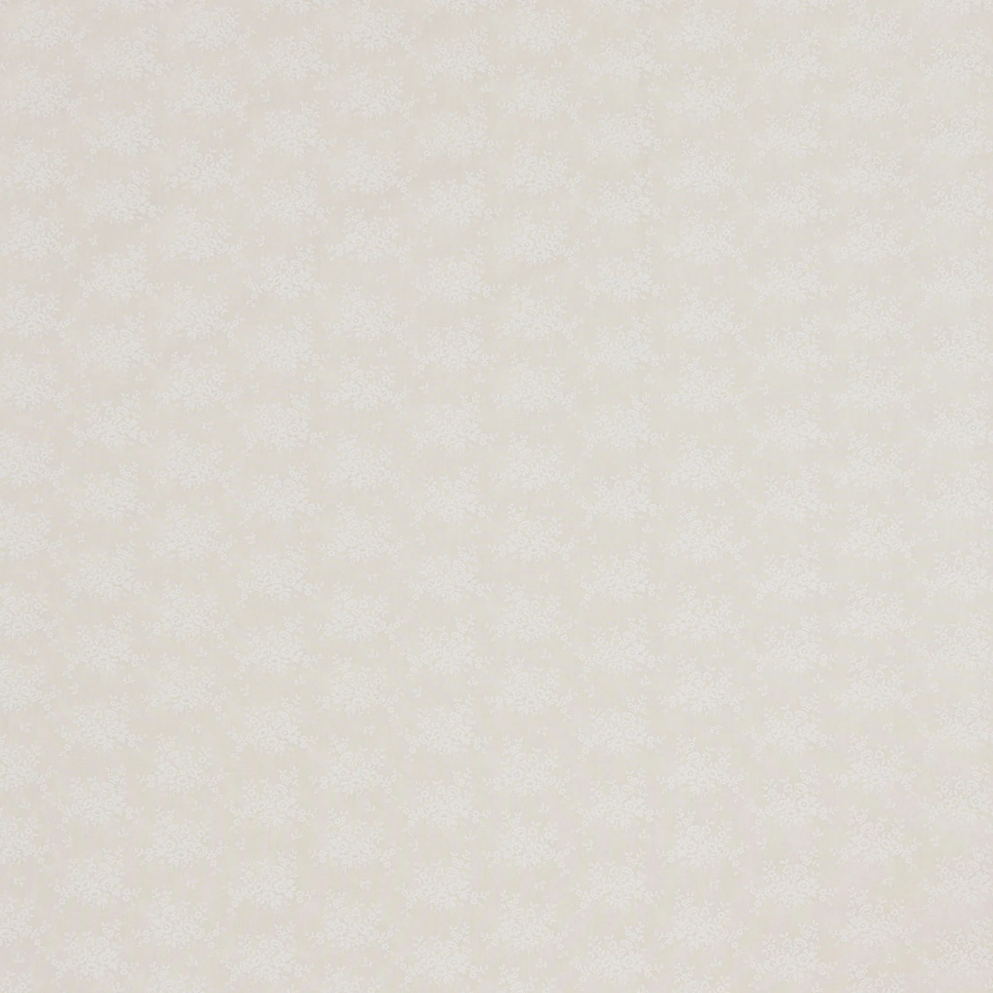 Classic Keepsakes Fabric Collection - Mini Floral Bouquet White