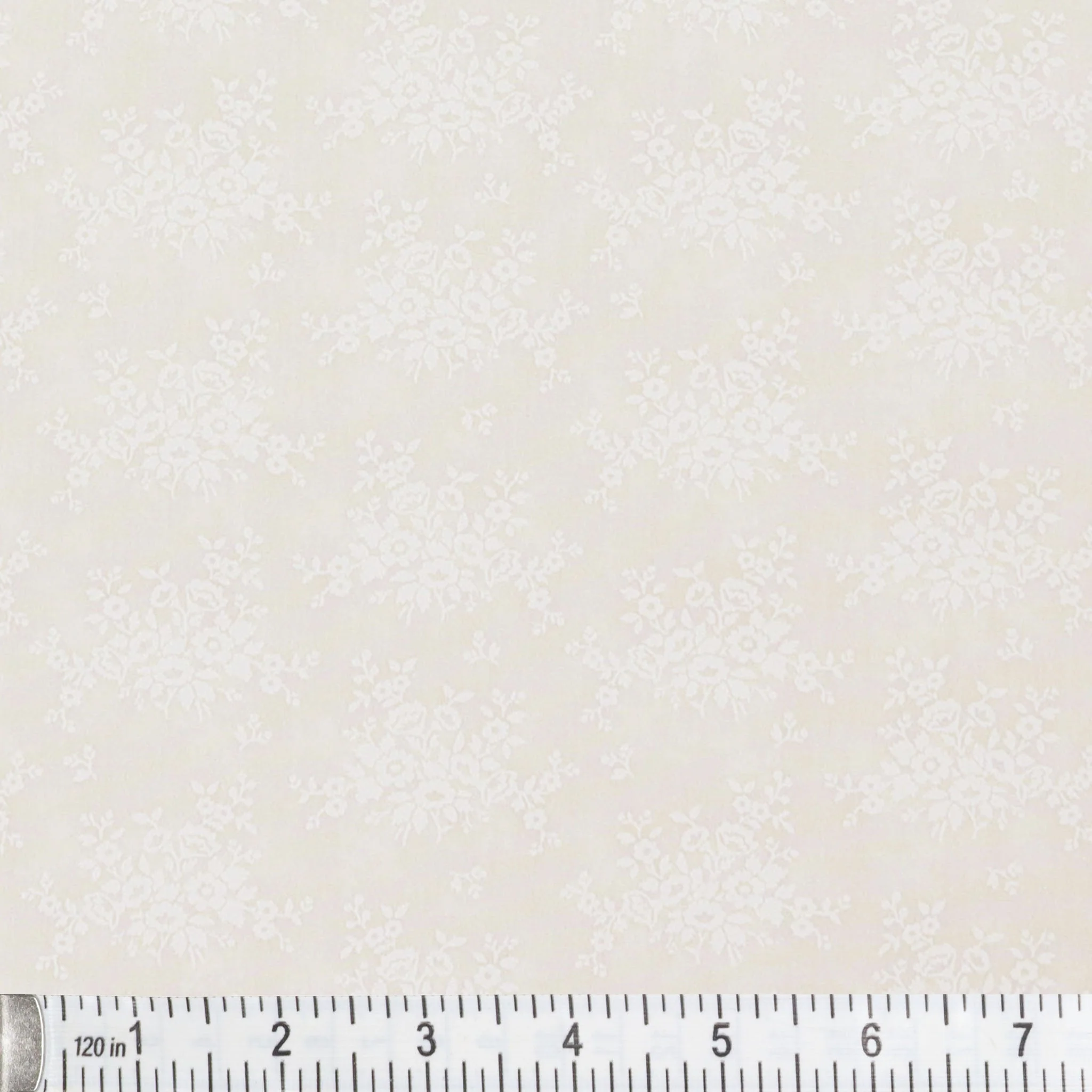 Classic Keepsakes Fabric Collection - Mini Floral Bouquet White - Image 2