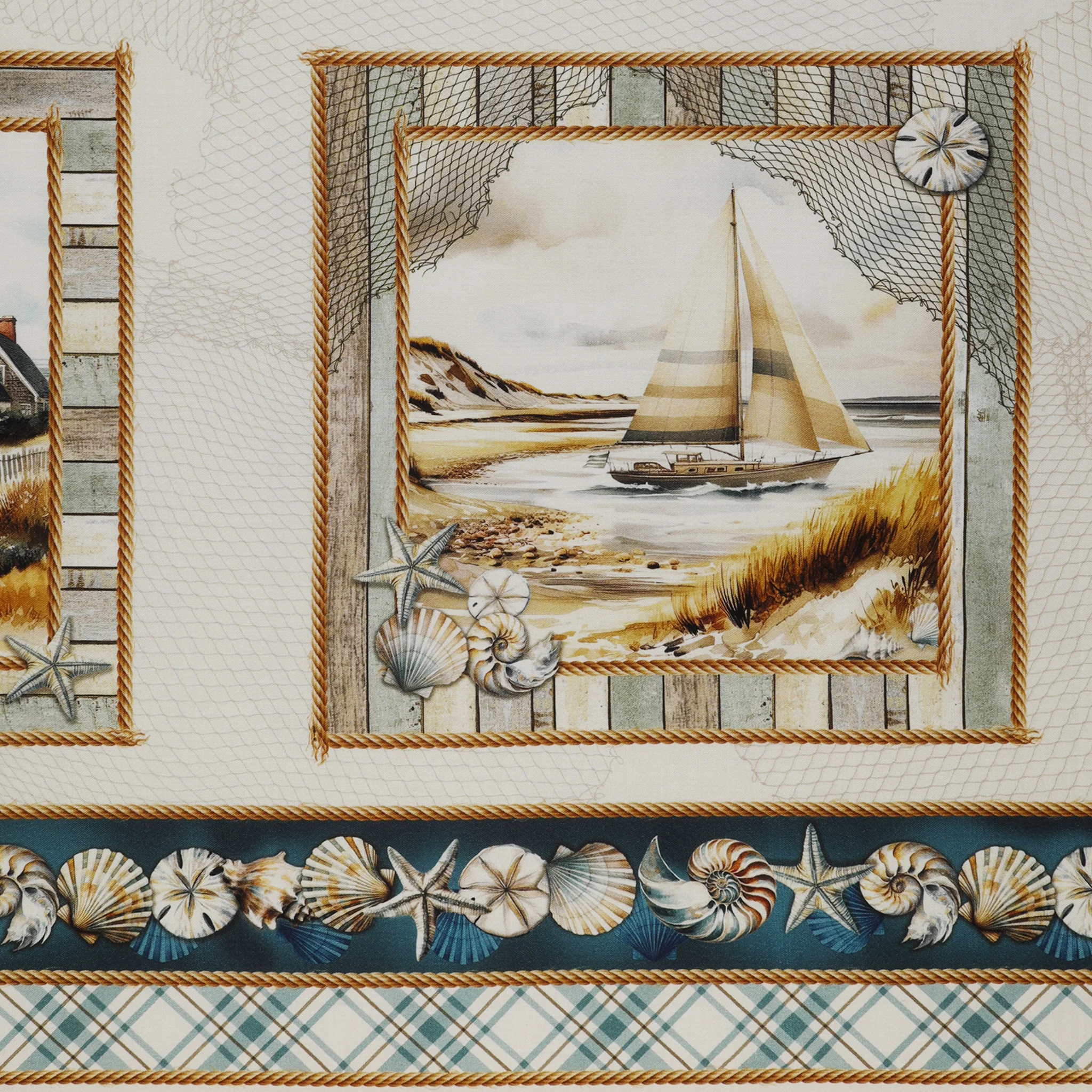 Coastal Escape Fabric Collection - Coastal Escape Panel Neutral - Image 7