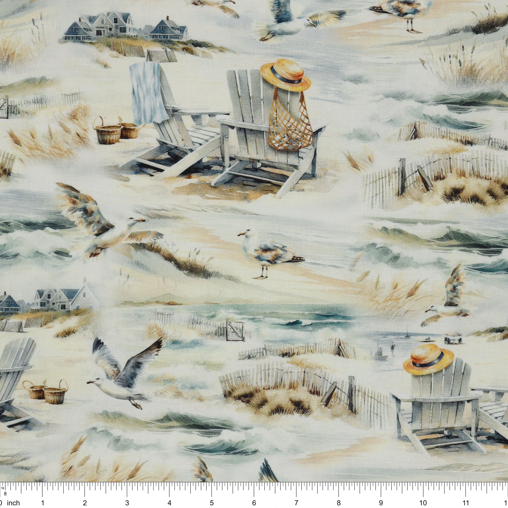 Coastal Escape Fabric Collection - Coastal Scenic Neutral - Image 3