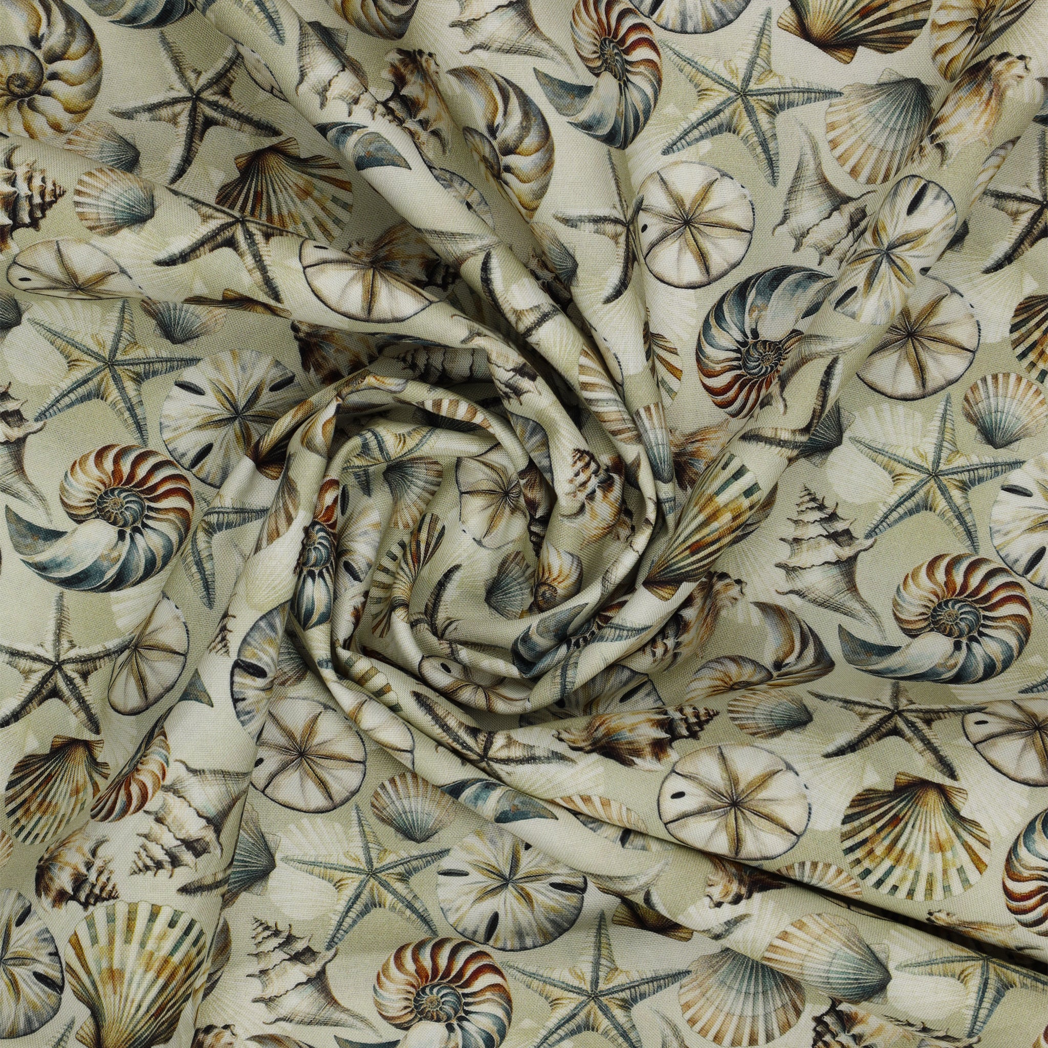 Coastal Escape Fabric Collection - Coastal Shells Neutral - Image 2