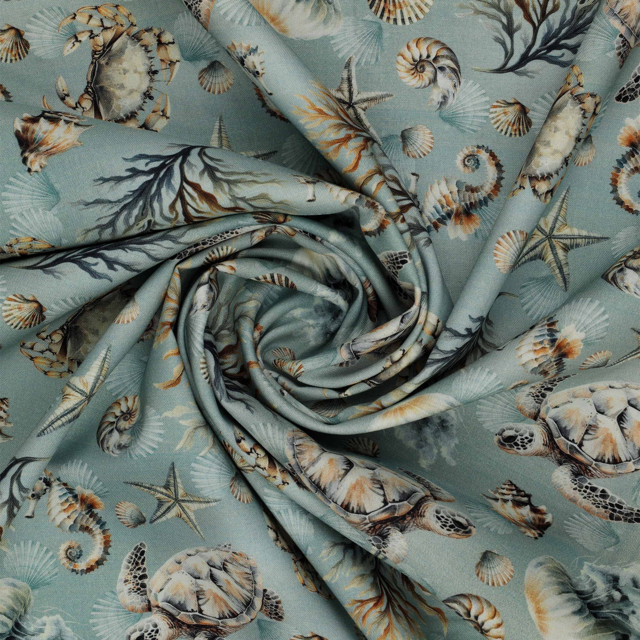 Coastal Escape Fabric Collection - Marine Life Ocean - Image 2