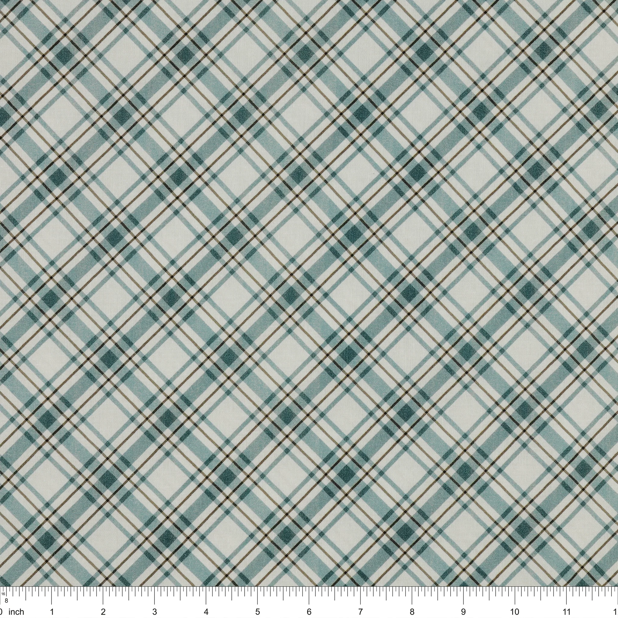 Coastal Escape Fabric Collection - Maritime Plaid Sage - Image 3