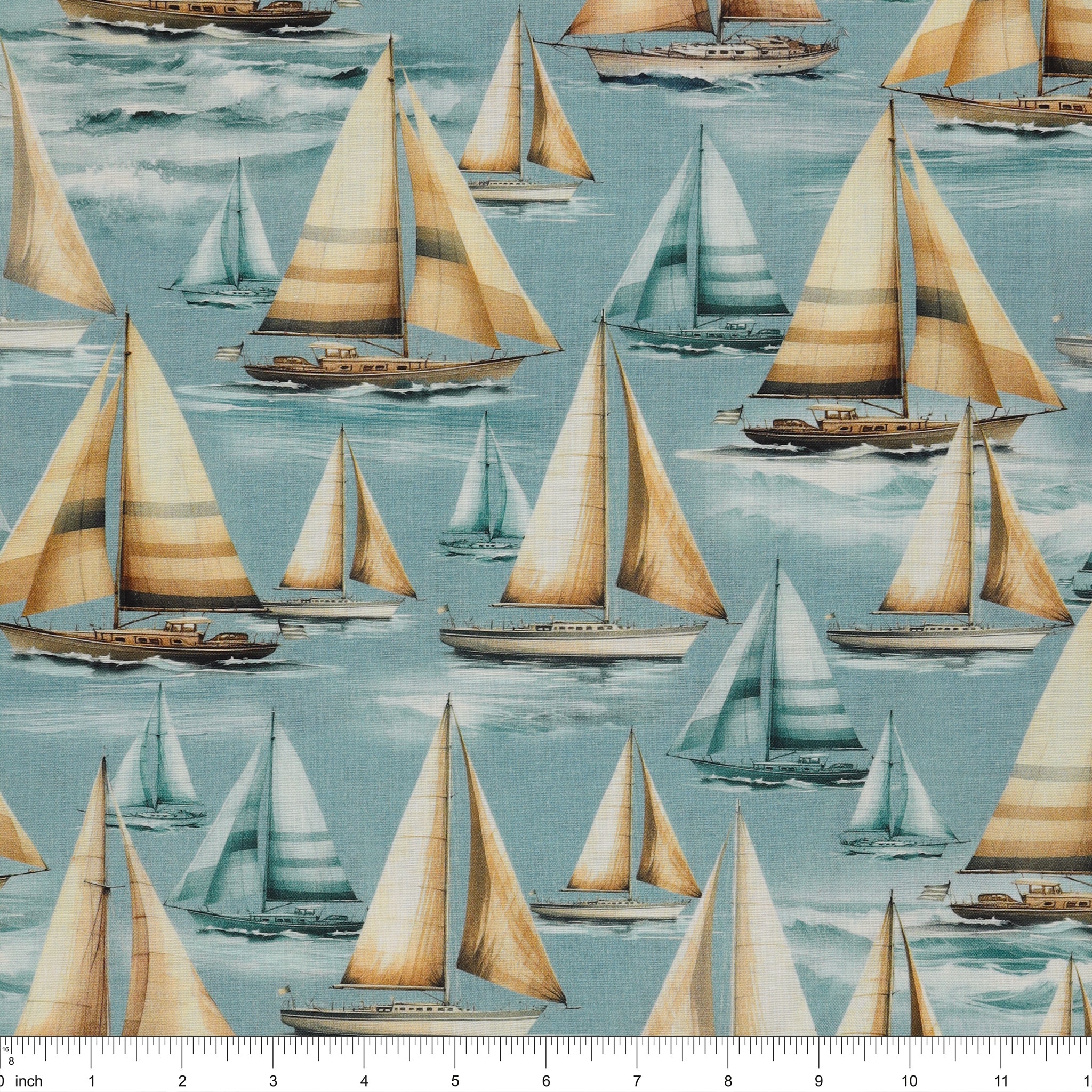Coastal Escape Fabric Collection - Set Sail Ocean - Image 3