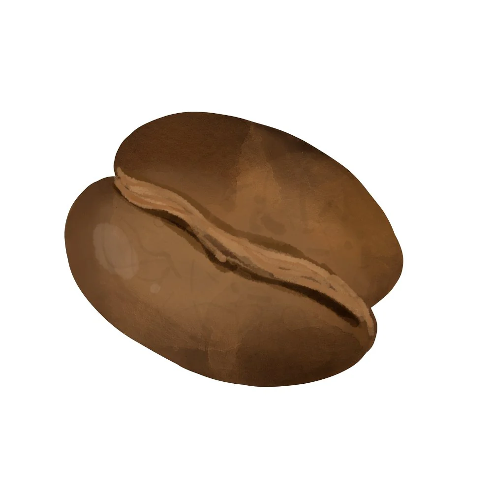 Coffee Bean Fabric Panel