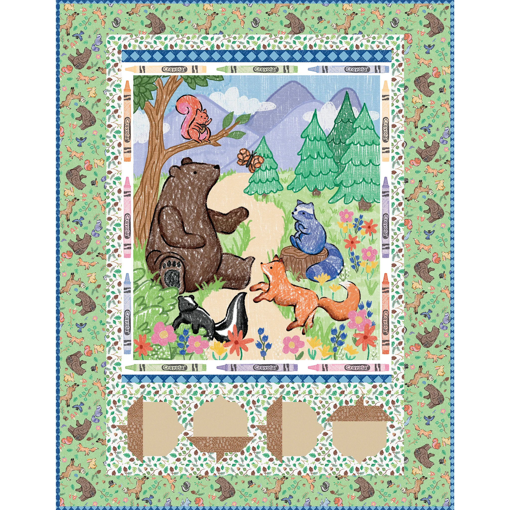 Colorful Critters Quilt Kit - Image 11