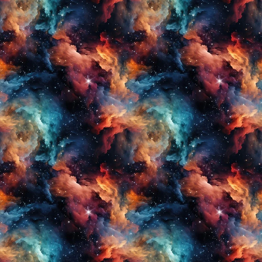 Colorful Galaxy Fabric