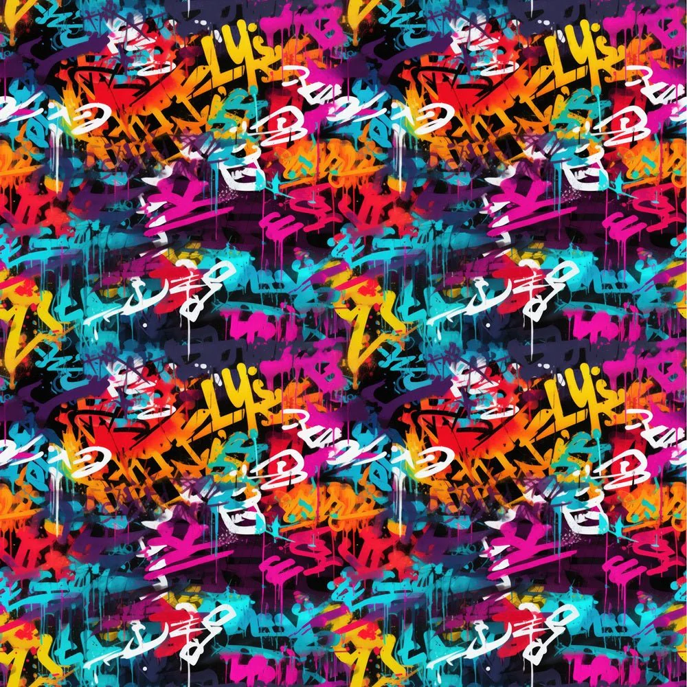 Colorful Neon Graffiti