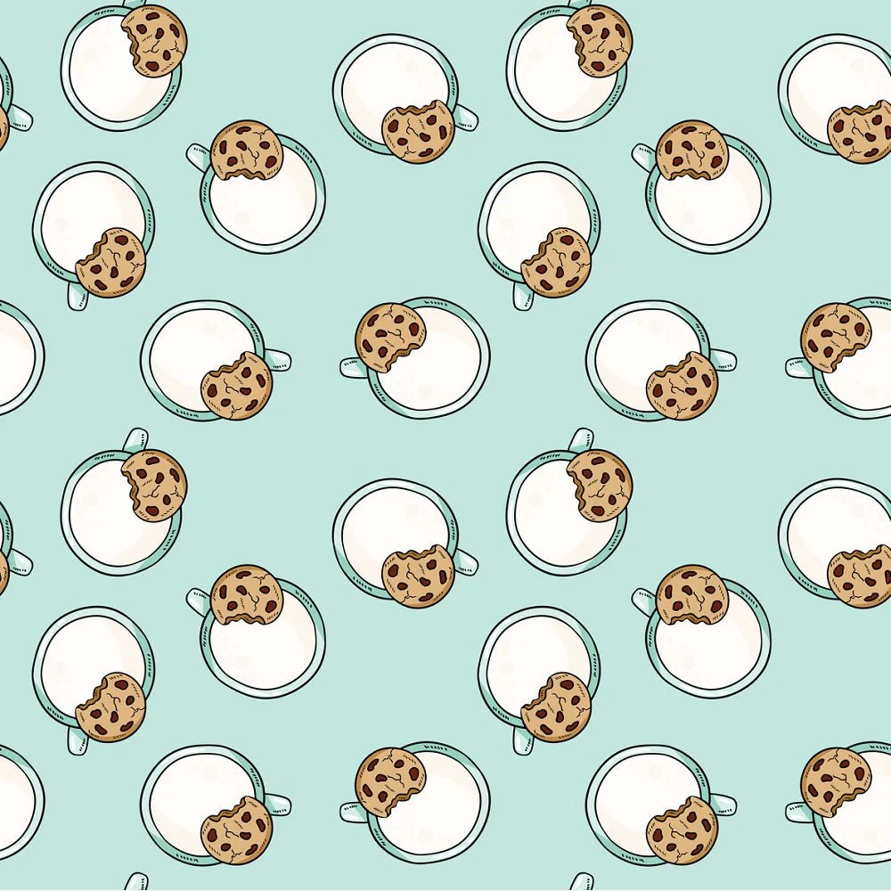 Cookies and Milk Fabric