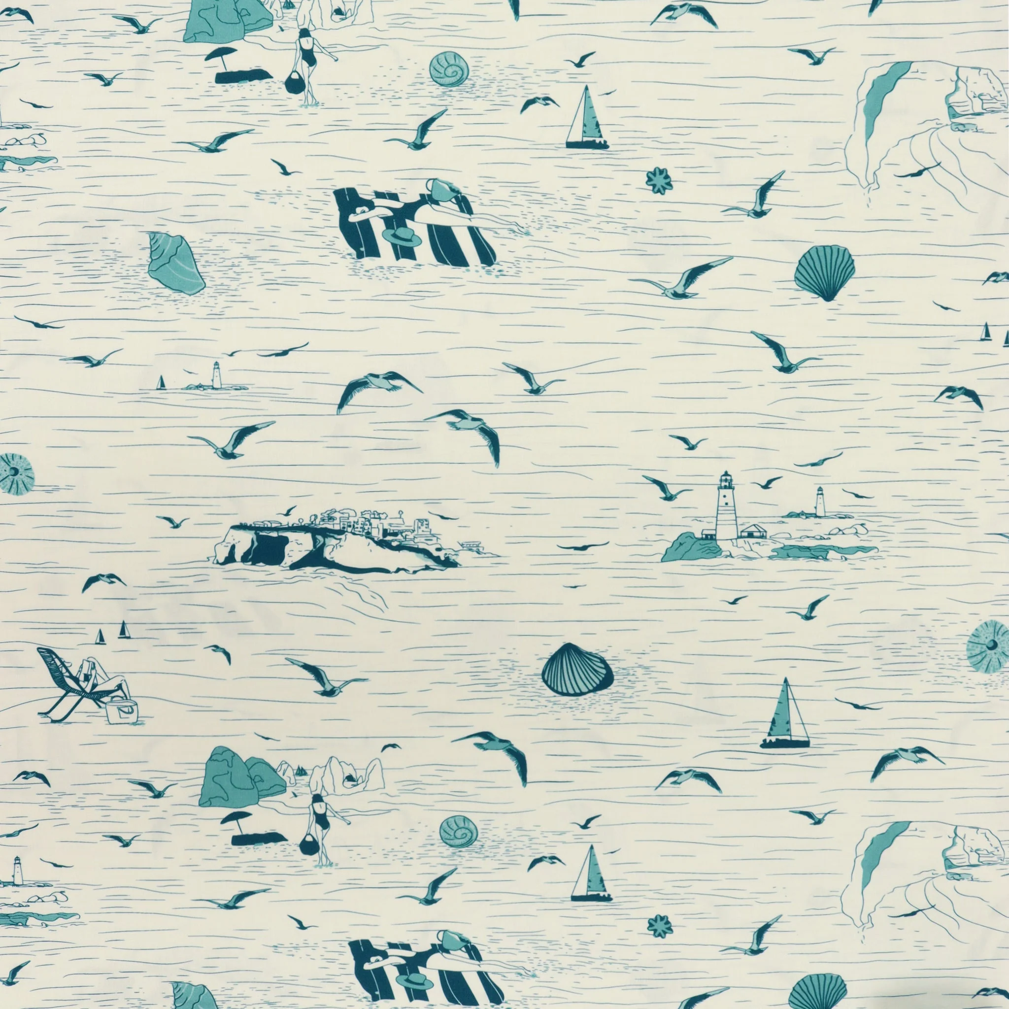 Costeira Fabric Collection - Algarve Shores