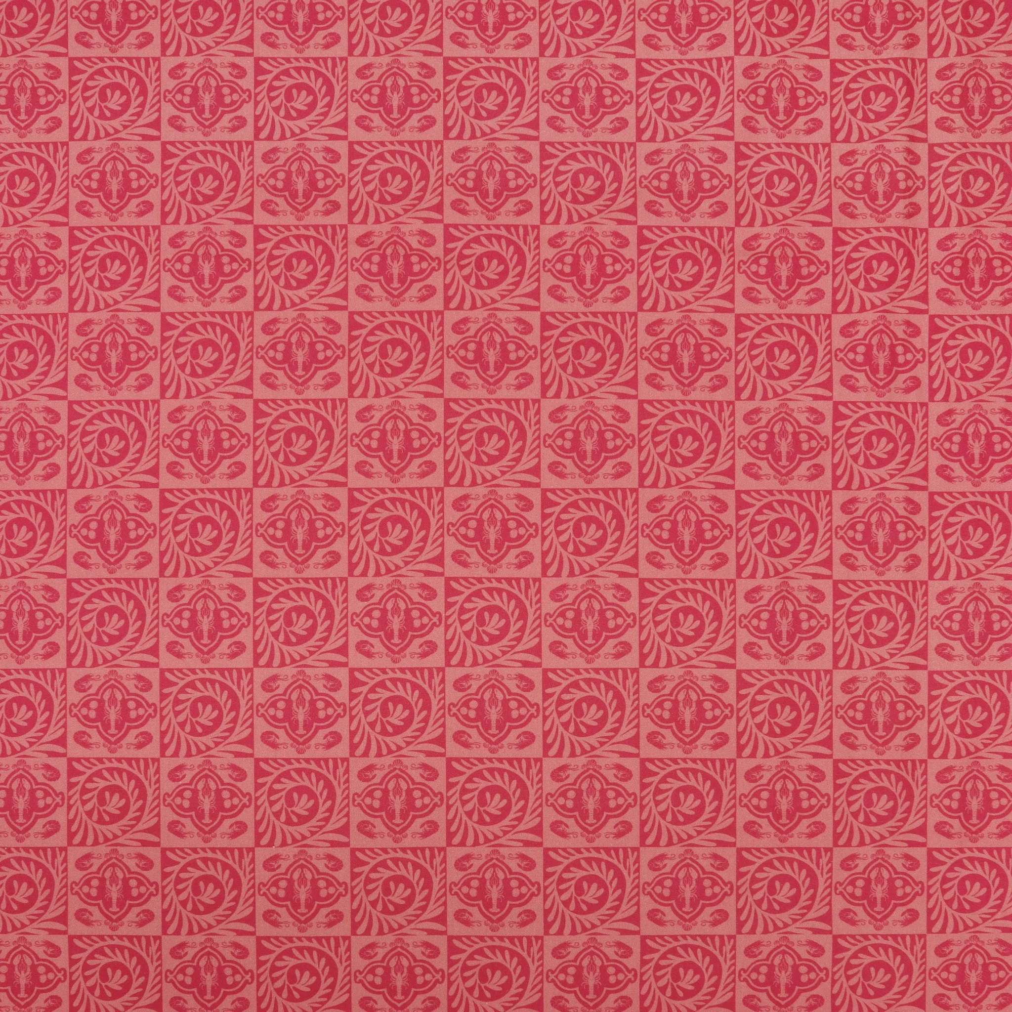 Costeira Fabric Collection - Azulejos Rosados