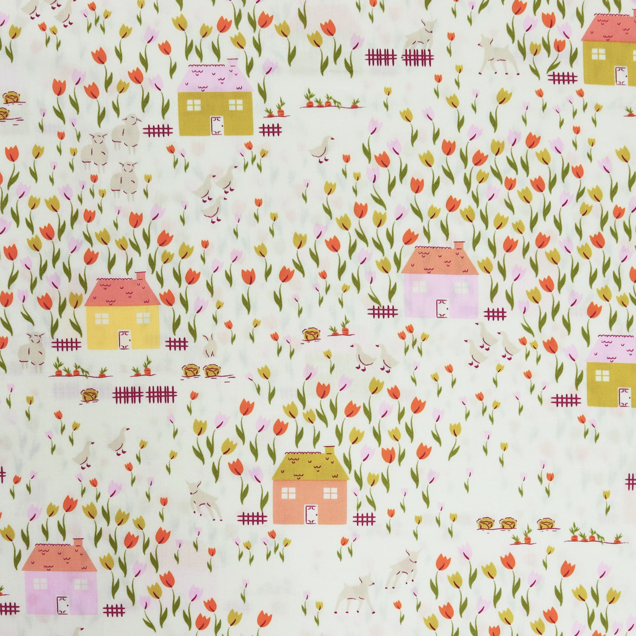 Cottage Grove Fabric Collection - Cottage Garden