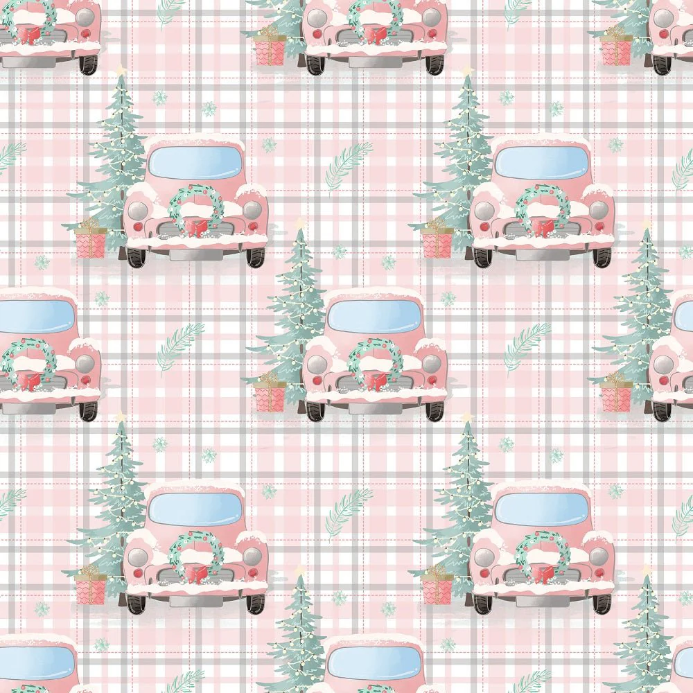 Cotton Candy Farm Holiday Pattern #3 Fabric