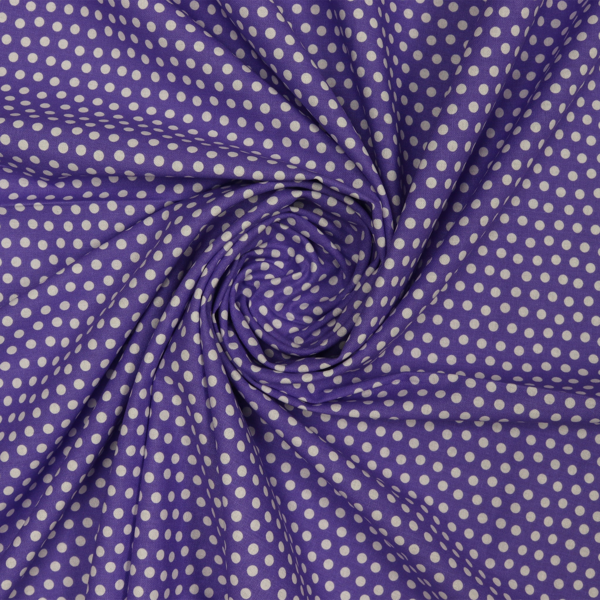Cozy Cats Fabric Collection - Cozy Dot Dark Violet - Image 2