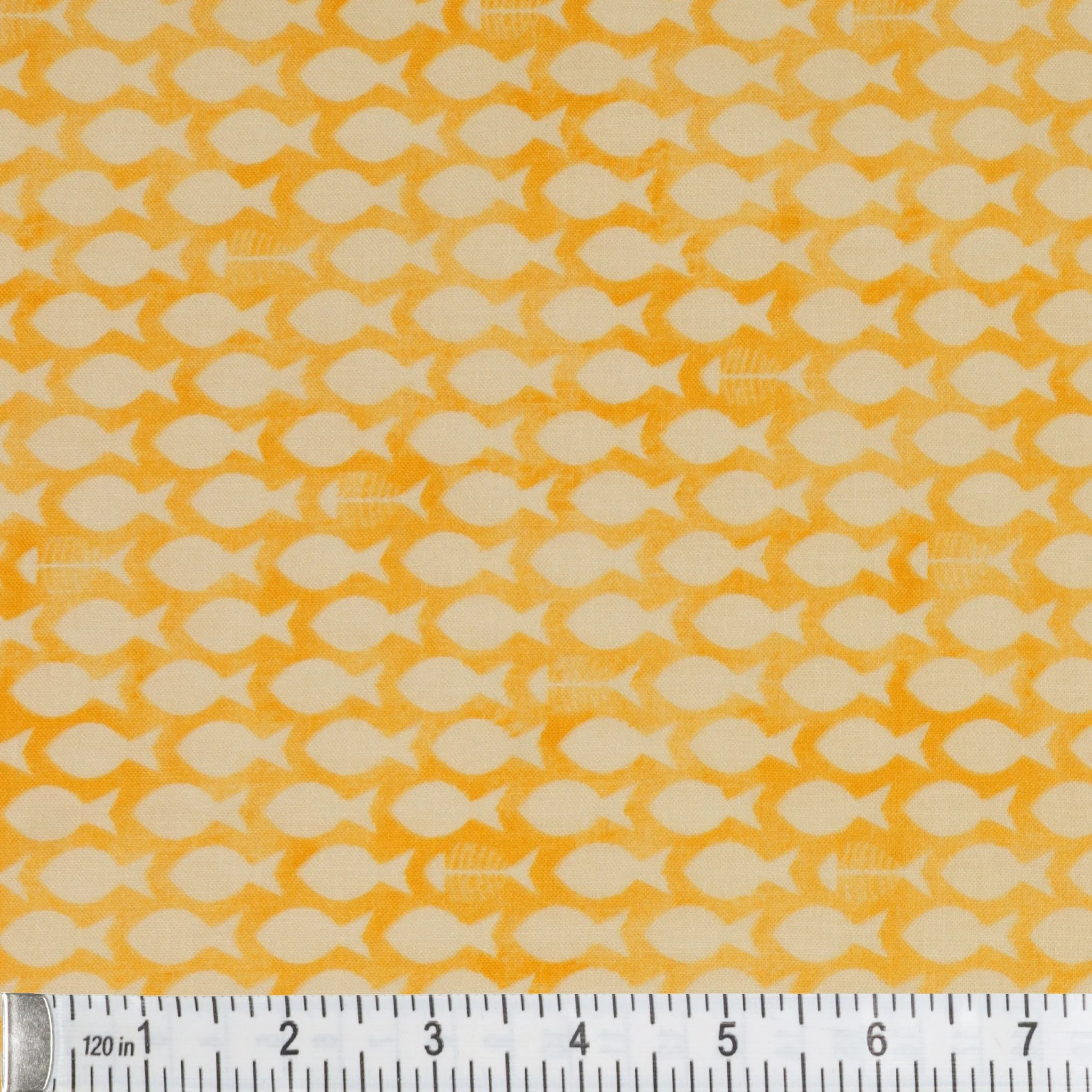 Cozy Cats Fabric Collection - Fish & Bones Yellow - Image 3