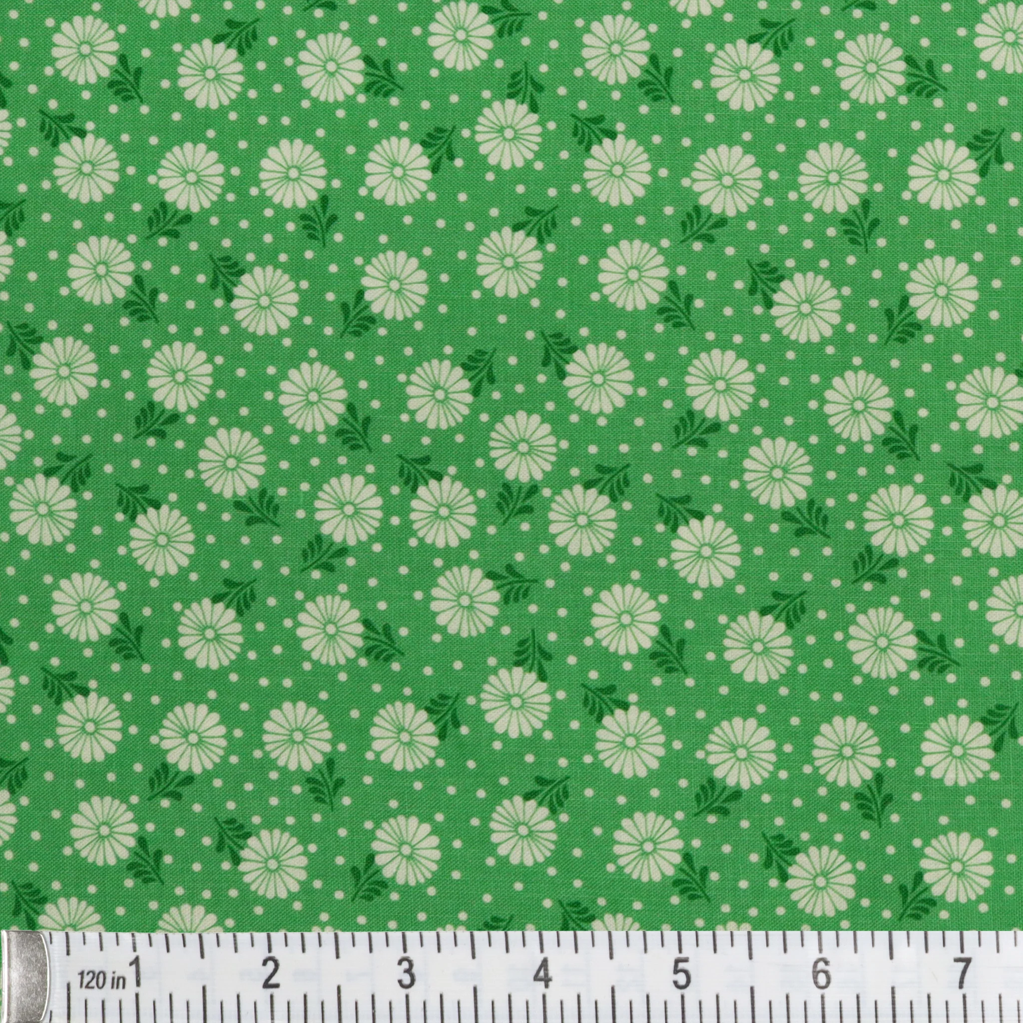 Cozy Cats Fabric Collection - Sunshine Zinnia Jade - Image 3