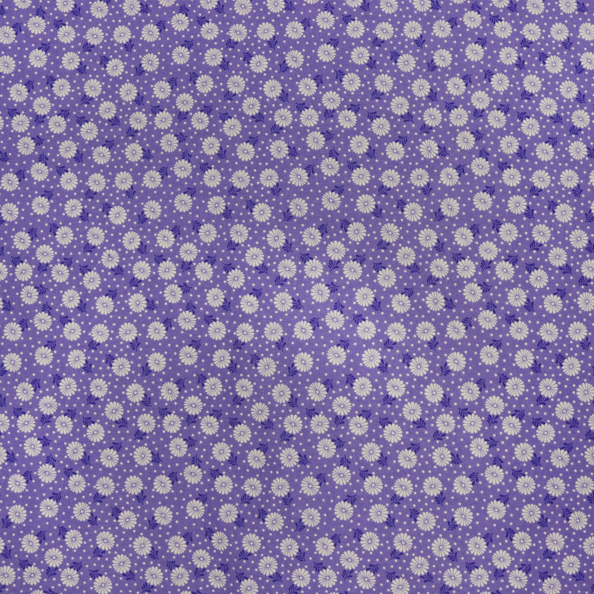 Cozy Cats Fabric Collection - Sunshine Zinnia Violet