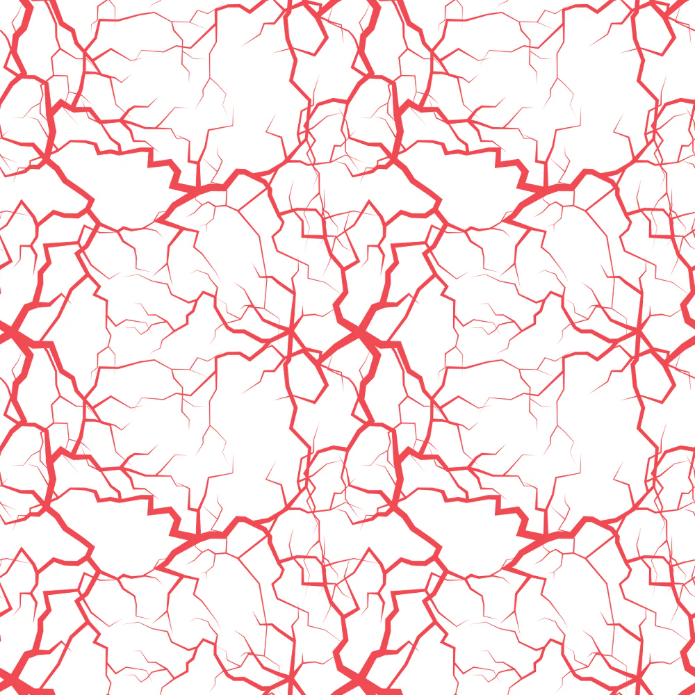 Crackle Fabric - Red