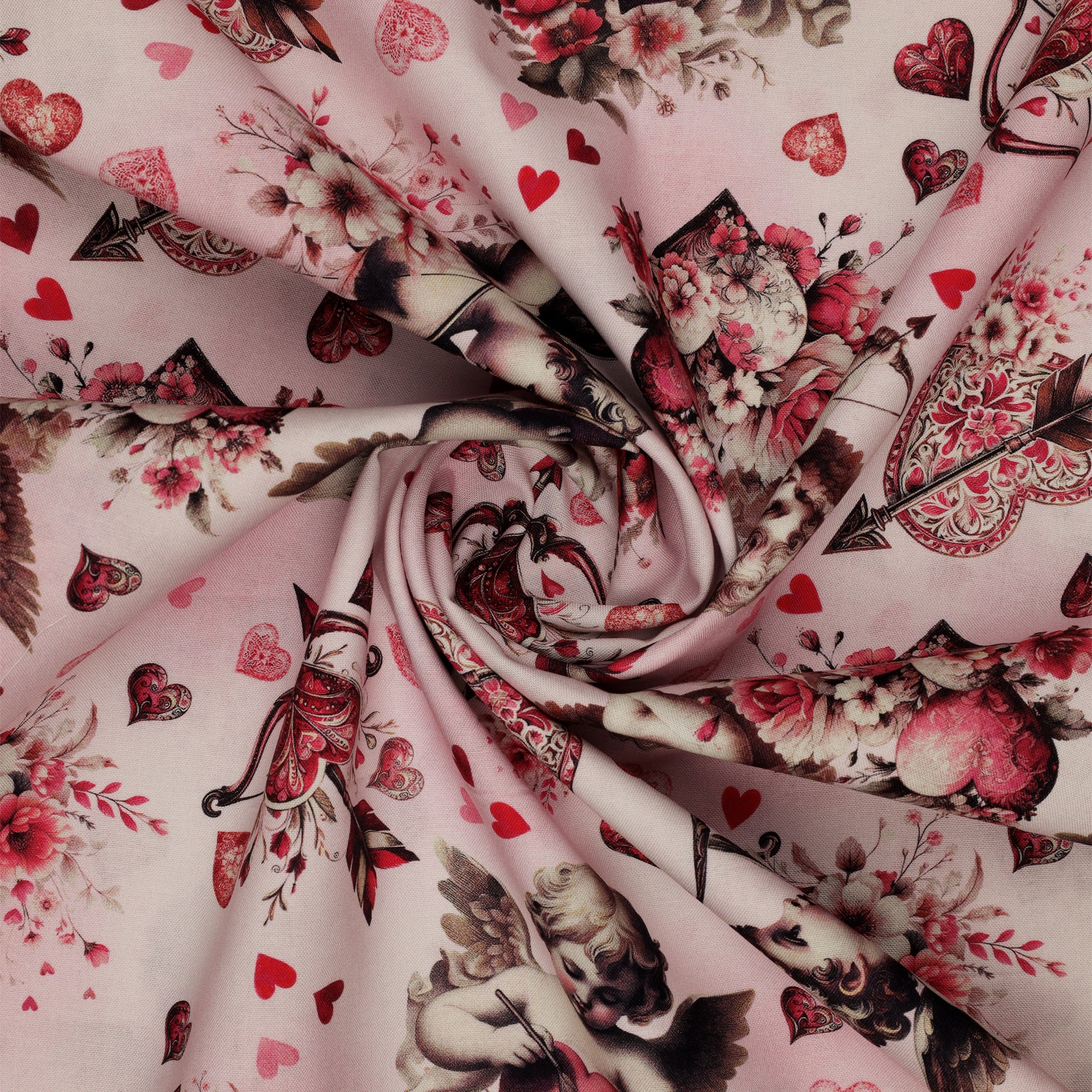Cupid's Arrow Fabric Collection - Cherished Cupids Blush - Image 2