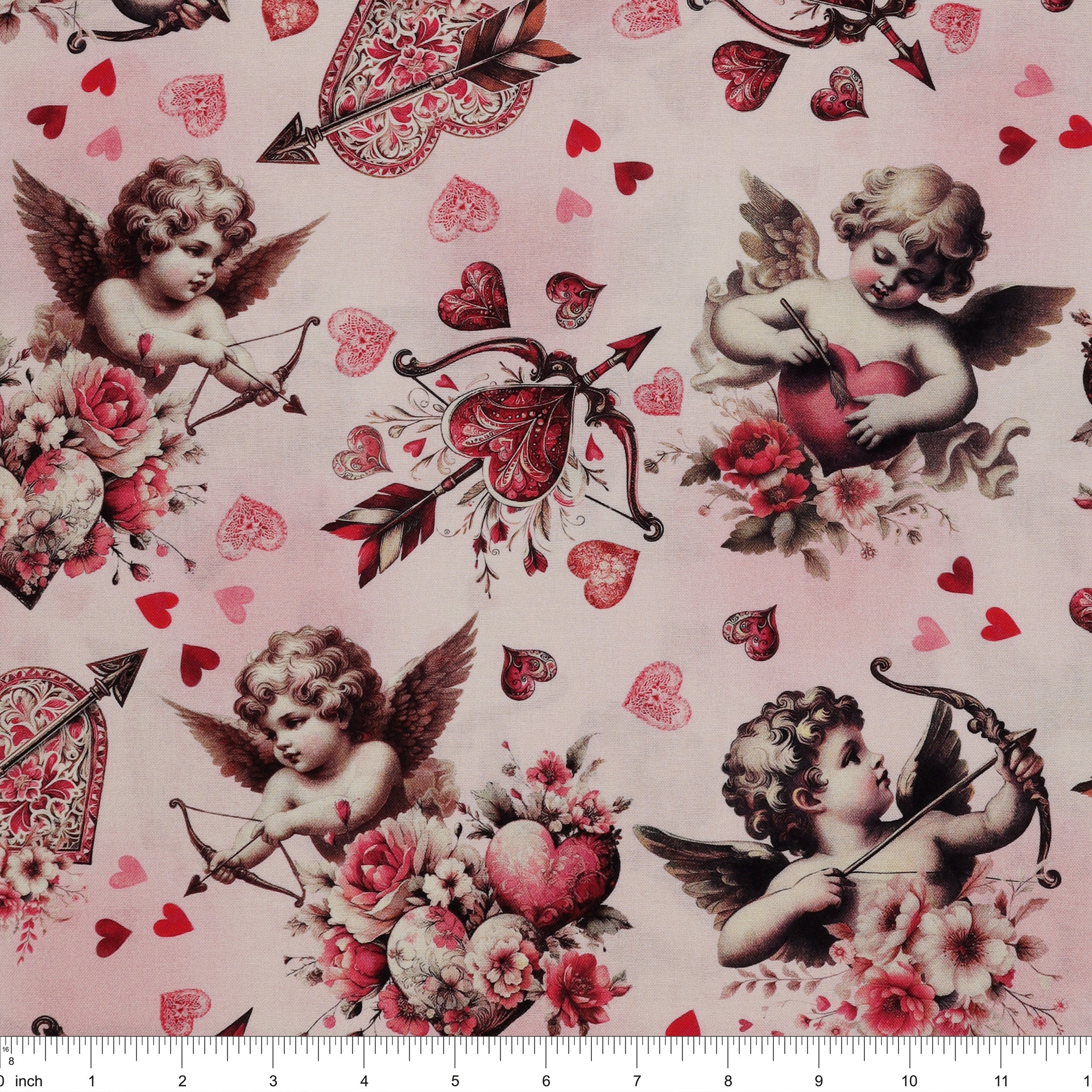 Cupid's Arrow Fabric Collection - Cherished Cupids Blush - Image 3