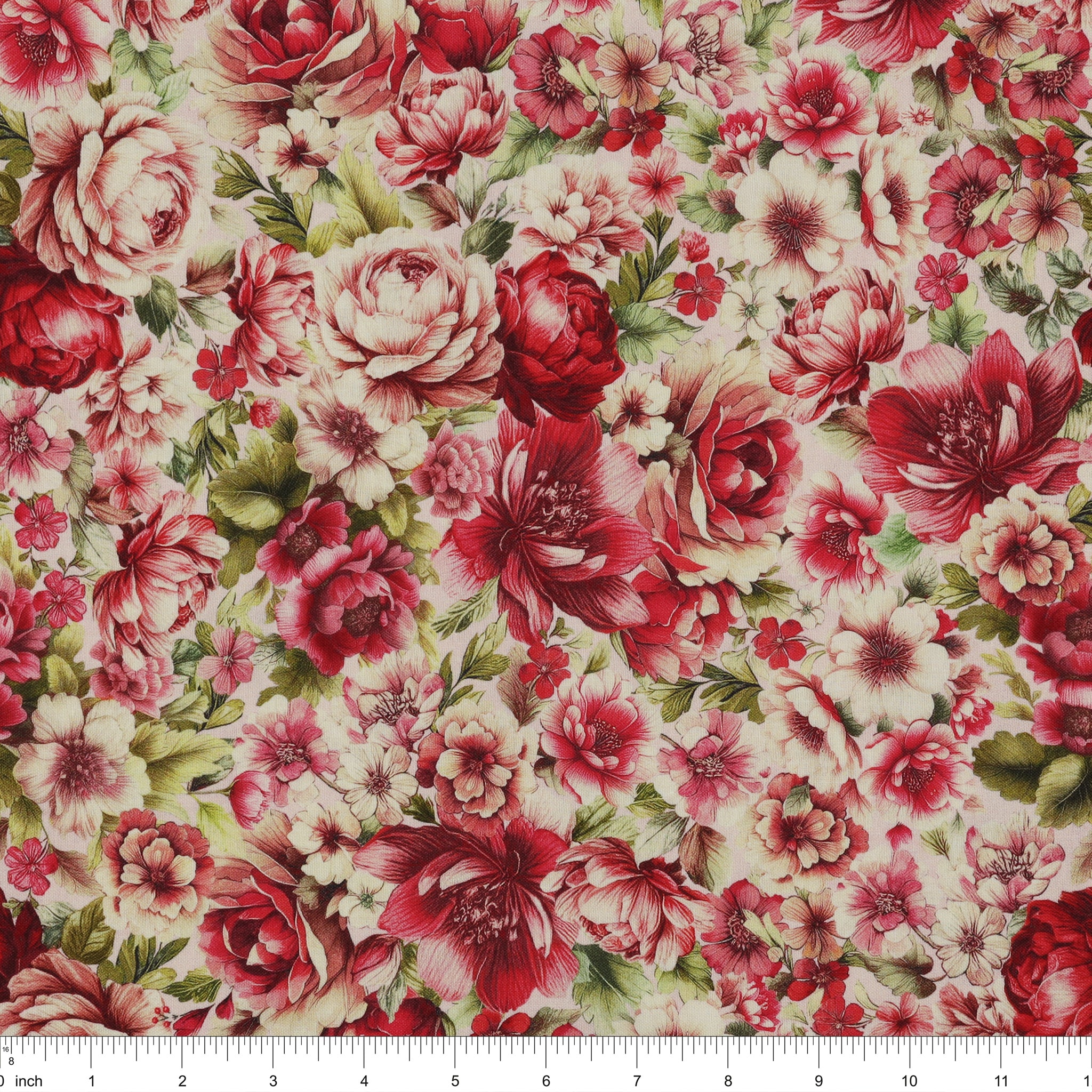 Cupid's Arrow Fabric Collection - Romantic Floral Blush - Image 3