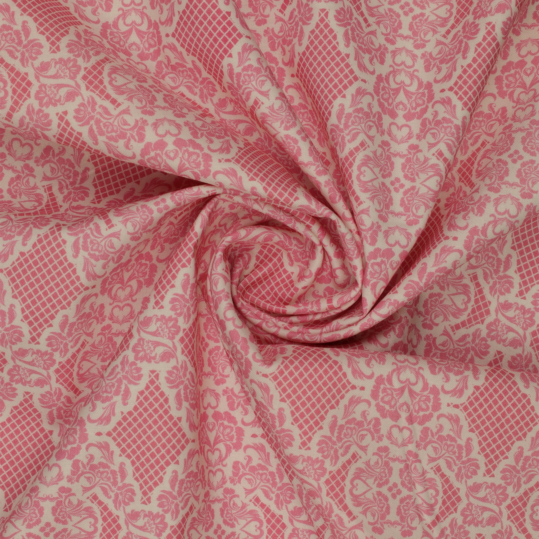 Cupid's Arrow Fabric Collection - Romantic Lace Light Pink - Image 2