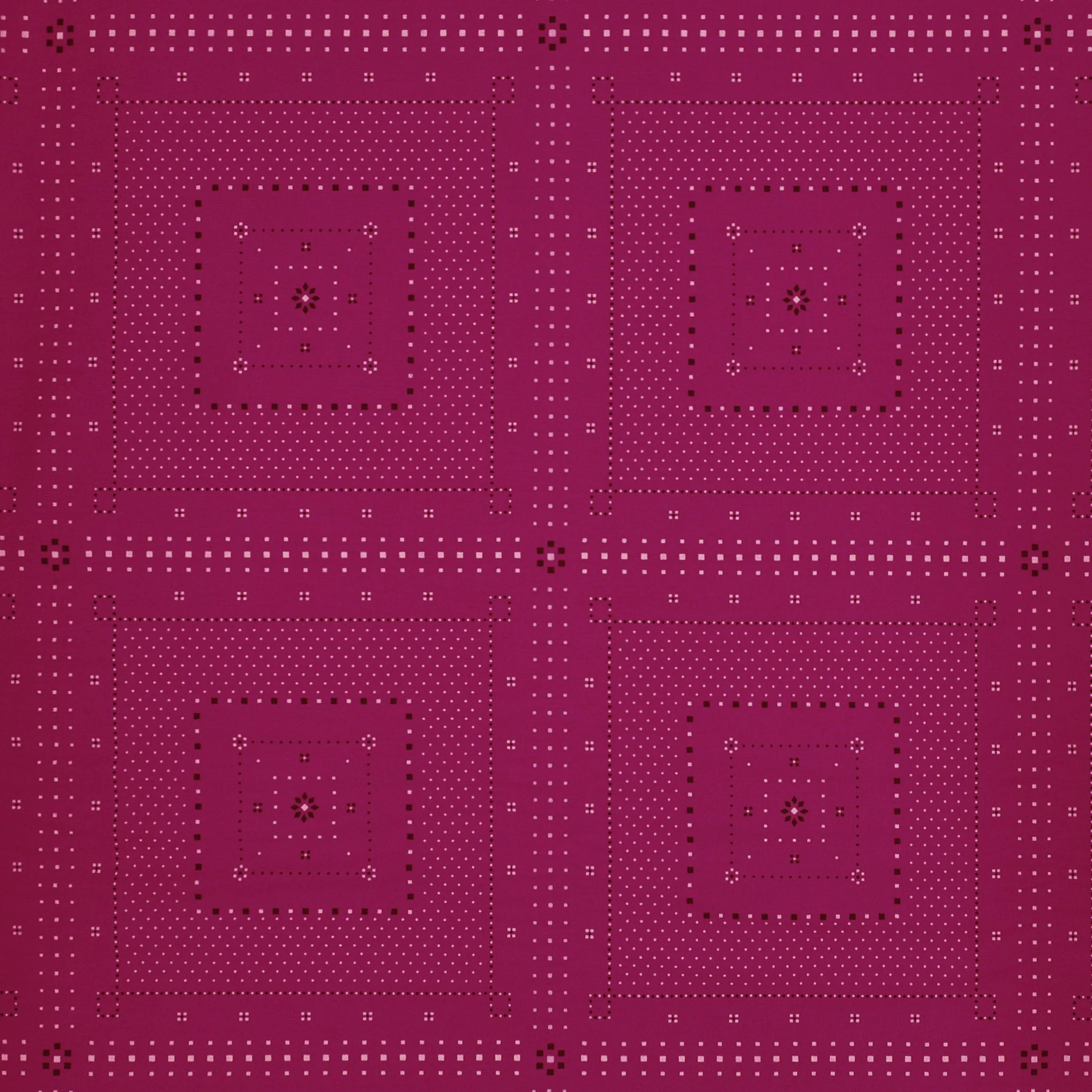 Cur8tor Bohemia Fabric Collection - Handkerchief Fuchsia