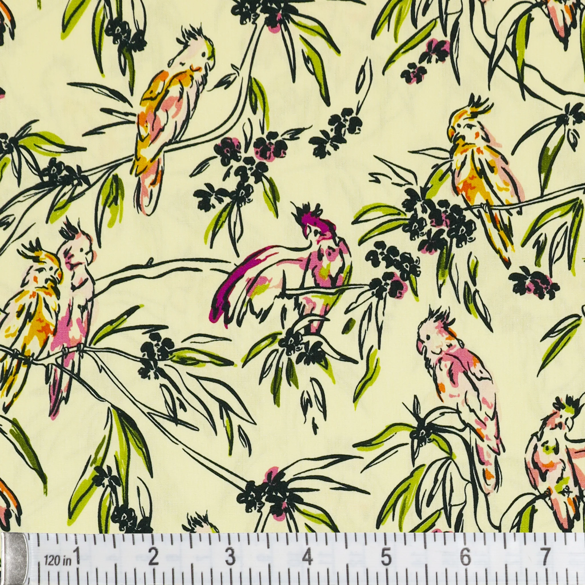 Cur8tor Bohemia Fabric Collection - Parakeet Paradise - Image 3