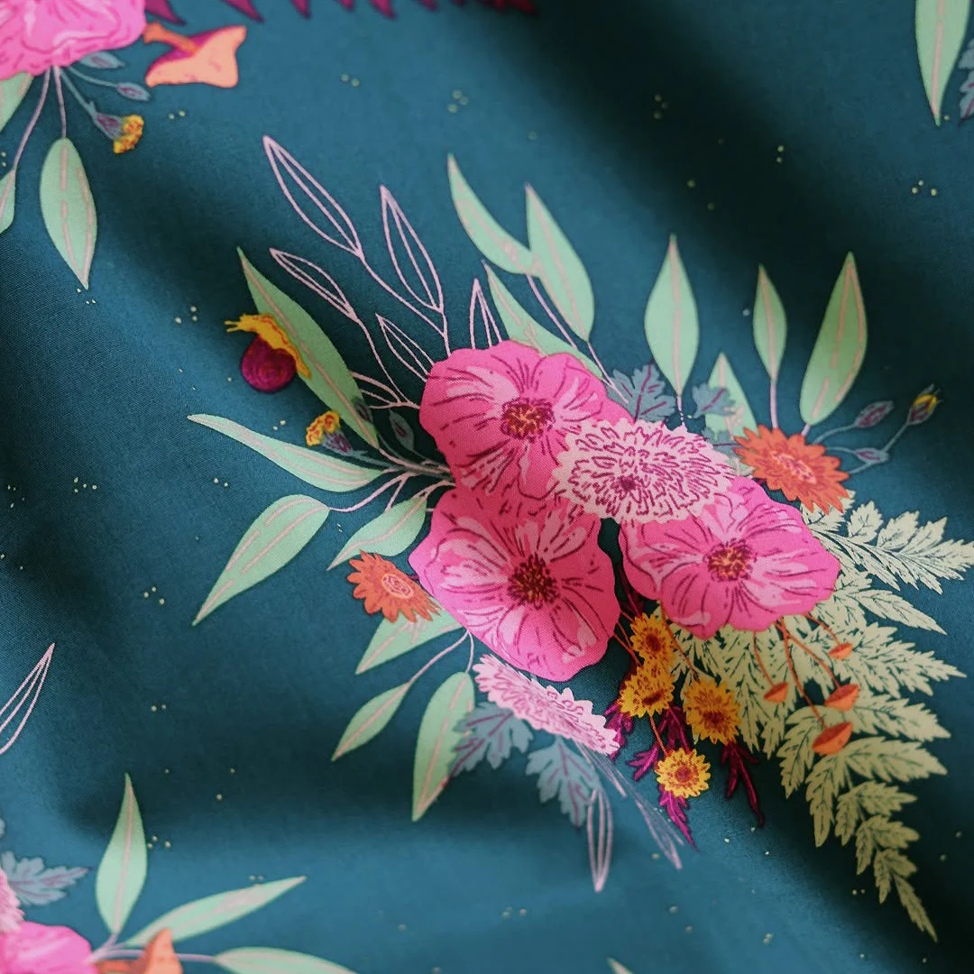 Cur8tor Bohemia Fabric Collection - Graceful Blooms - Image 5