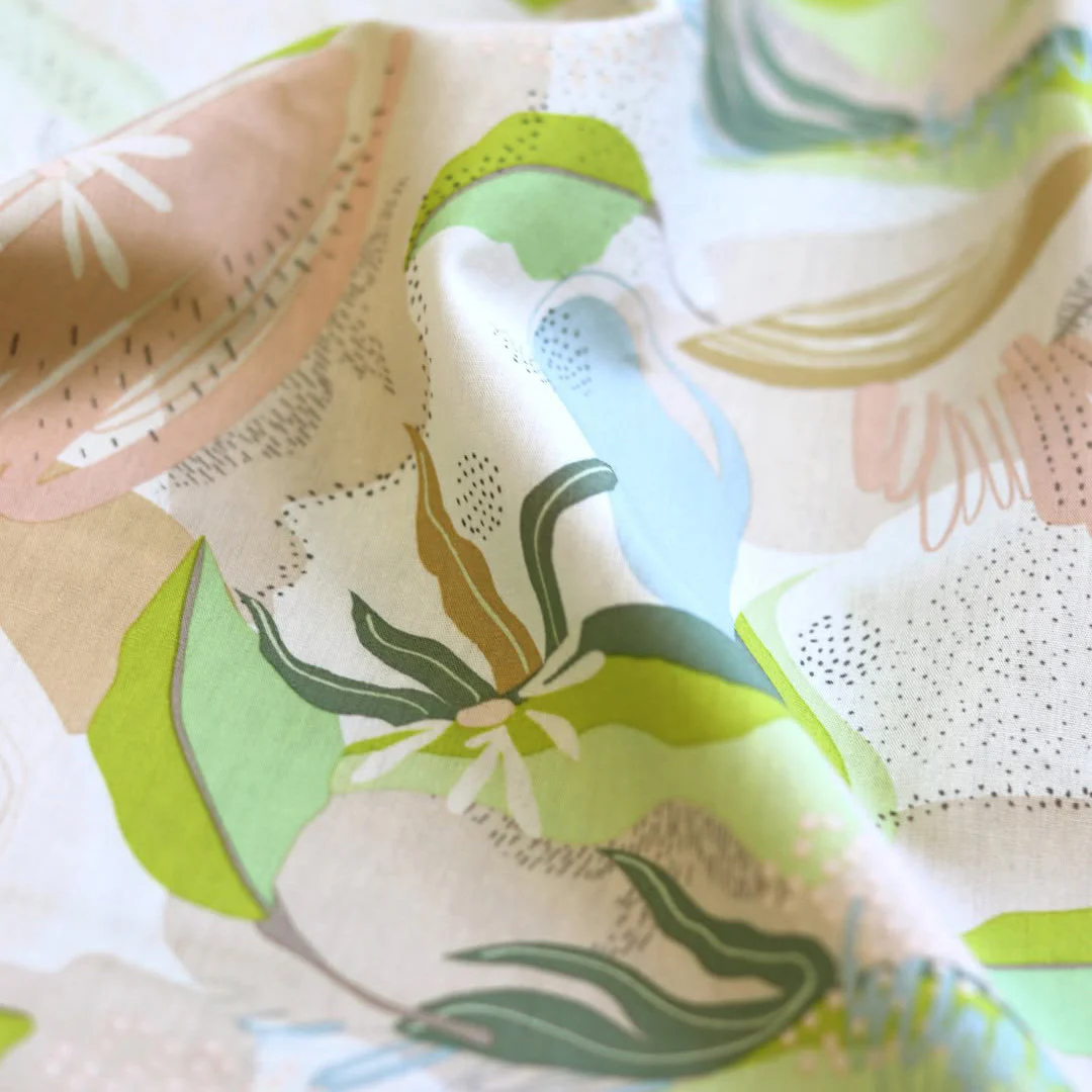 Cur8tor Botanica Fabric Collection - White Noise Fresh - Image 7
