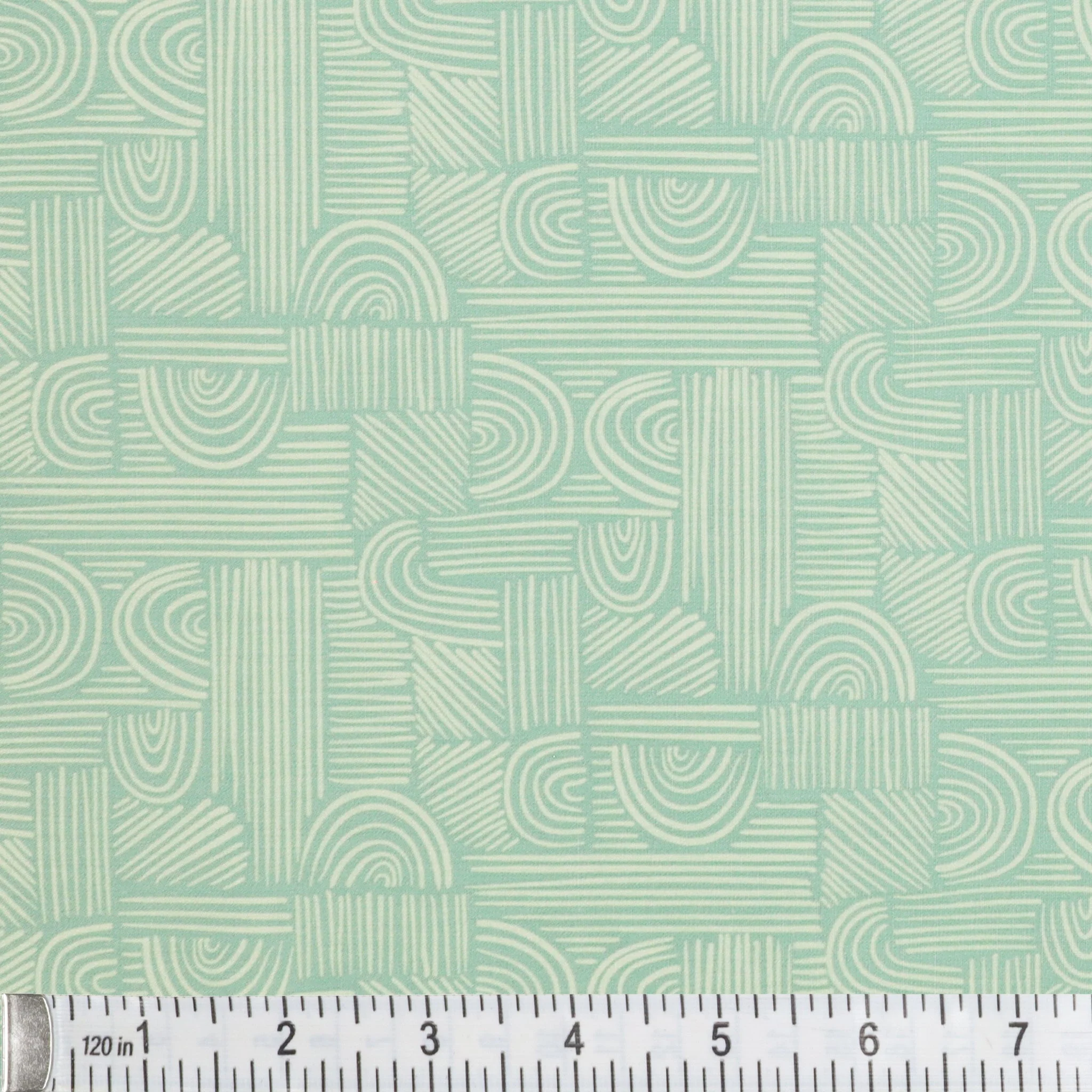 Cur8tor Botanica Fabric Collection - Moment of Zen Aqua - Image 3