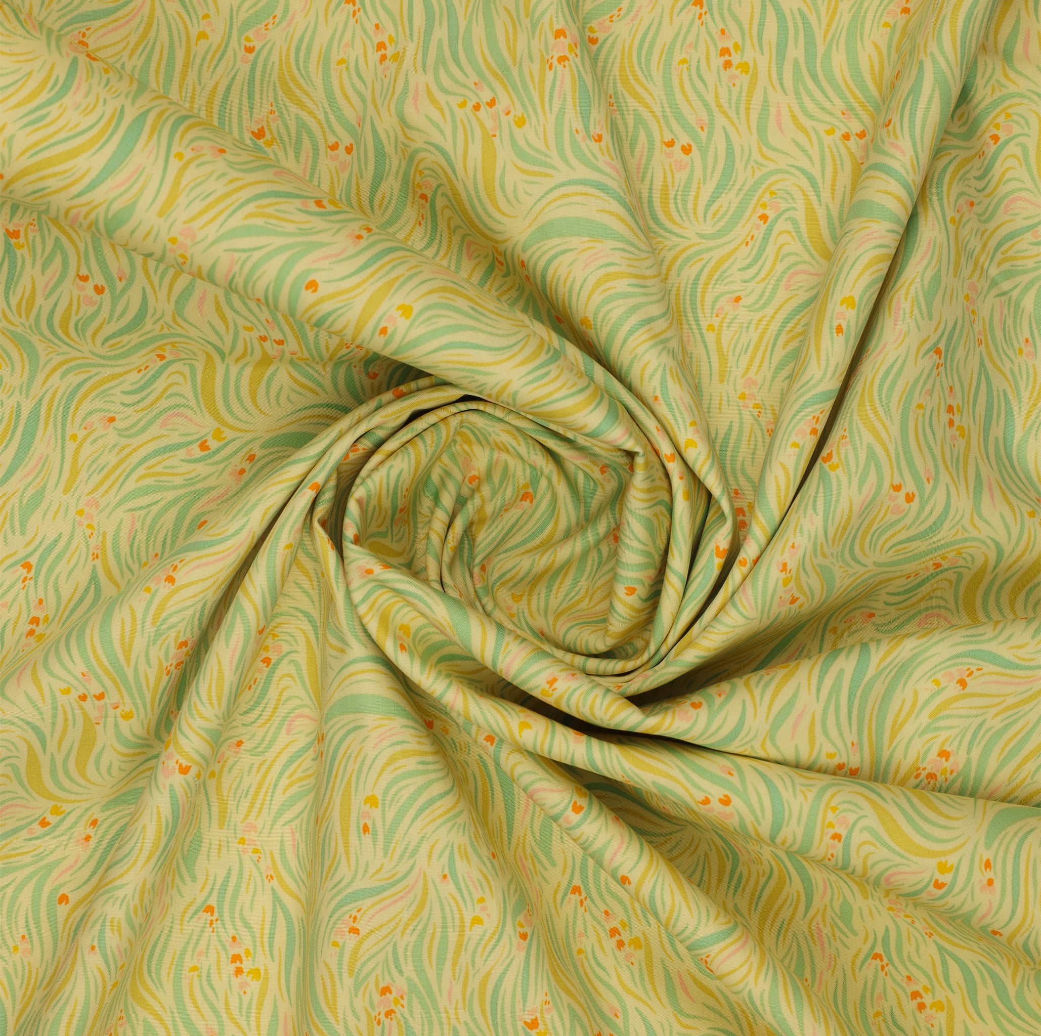 Cur8tor Gardenista Fabric Collection - Grassy Meadows Shine - Image 2