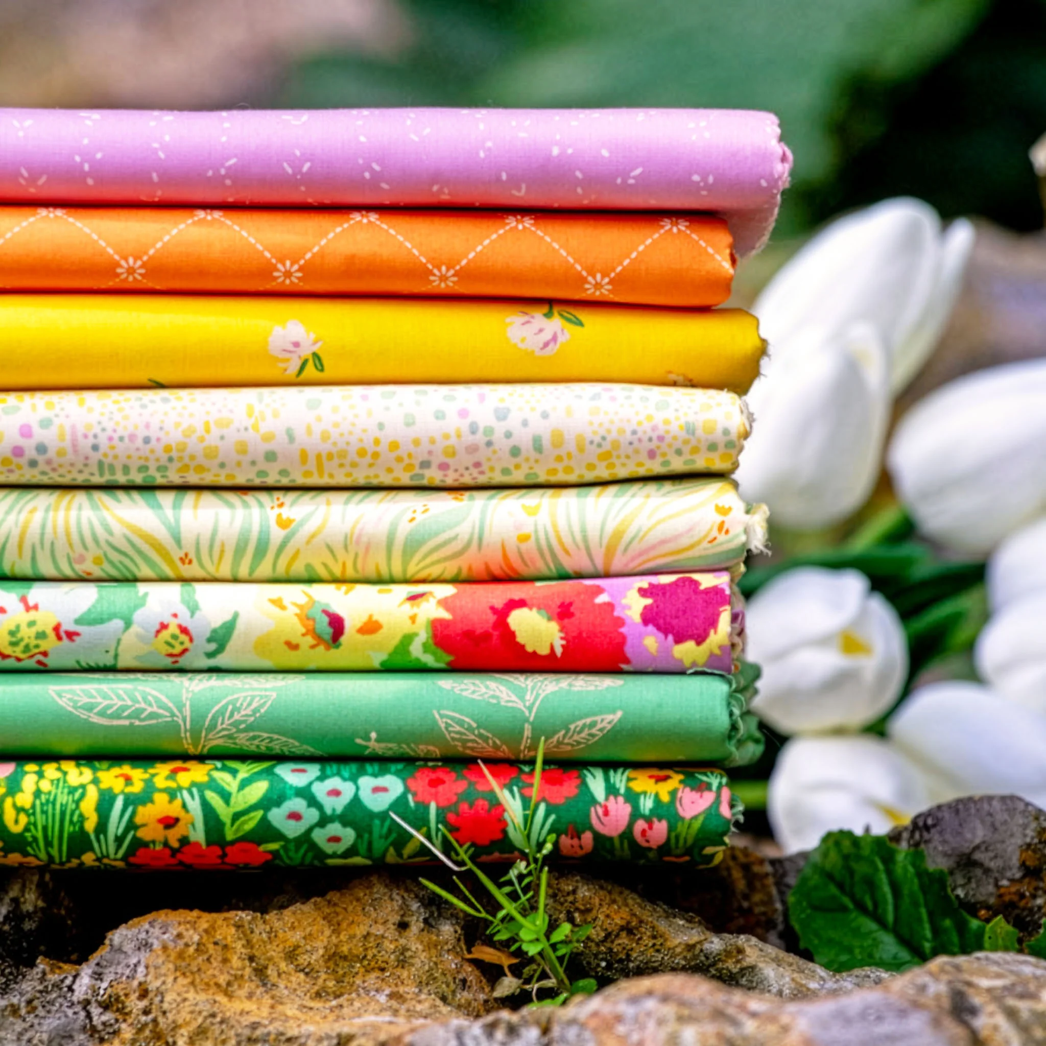 Cur8tor Gardenista Fabric Collection - Growing Herbs Vert - Image 6