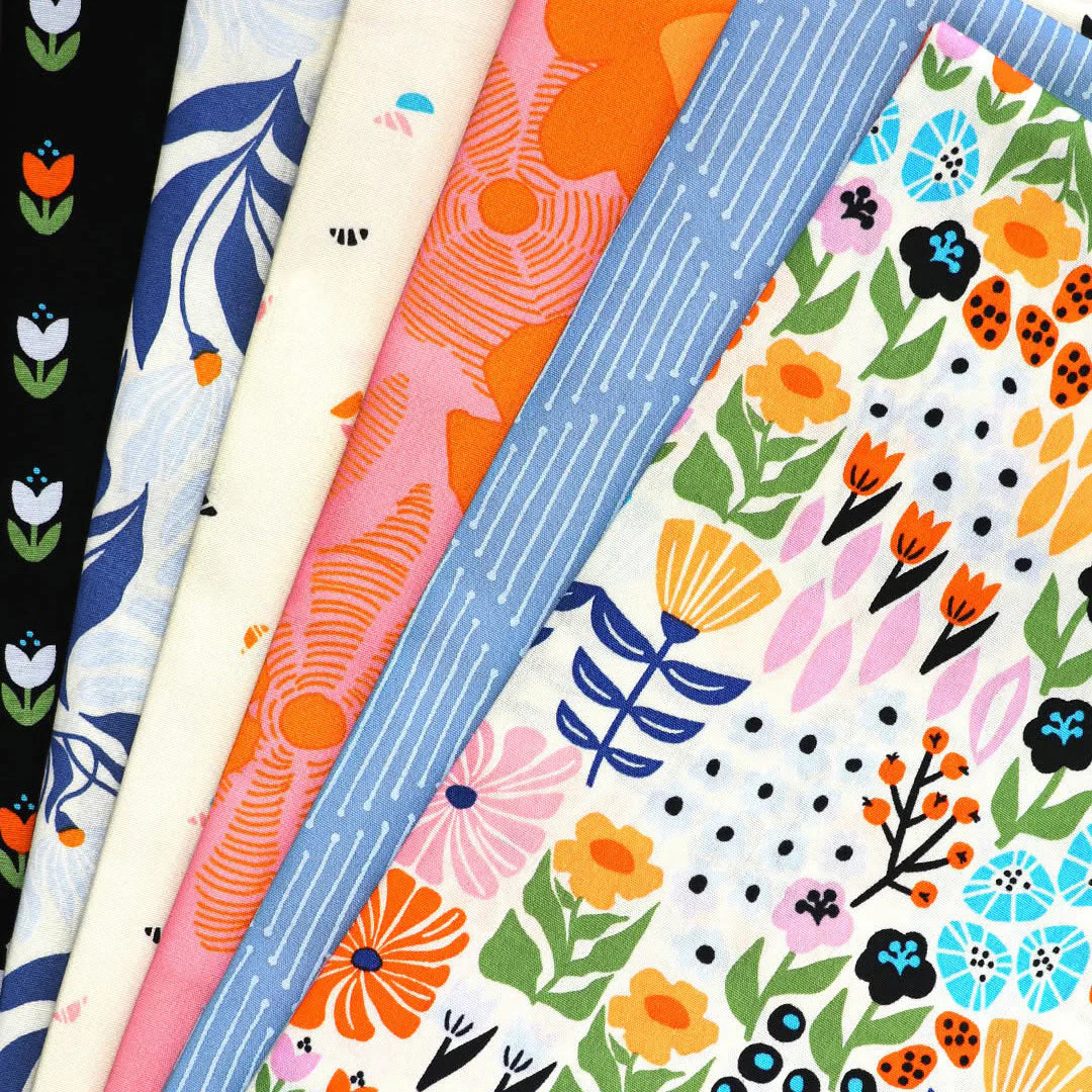 Cur8tor Modernista Fabric Collection - Petal Patchwork - Image 4
