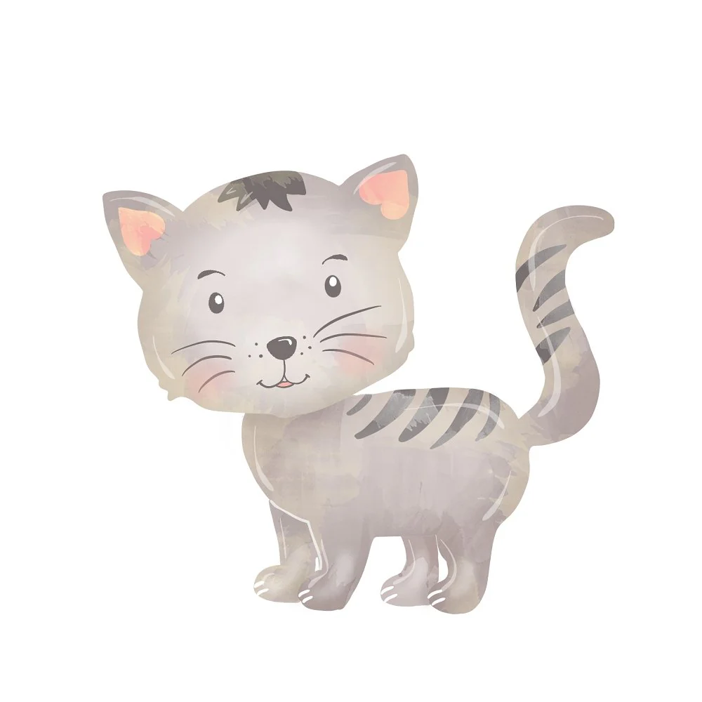 Curious Cat Fabric Panel