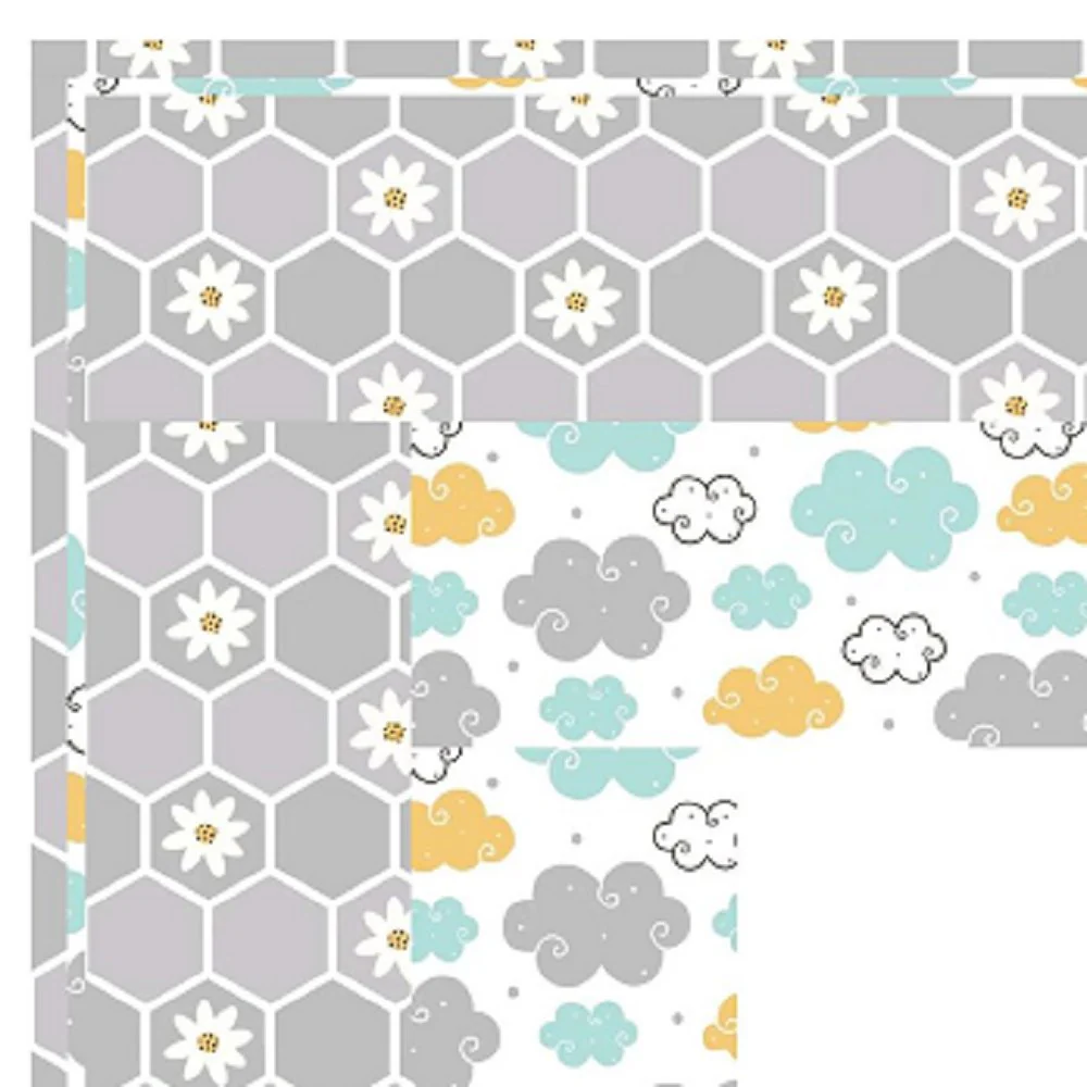 Cute Dancing Sweet Bee Wall Hanging 42" x 42" - Image 3