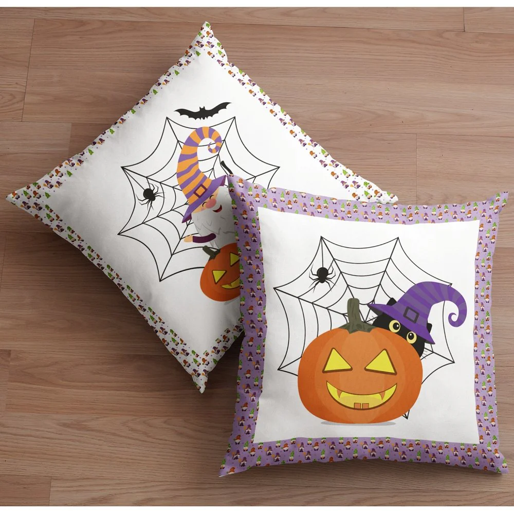 Cute Halloween Gnomes Pillow Panels - Image 4